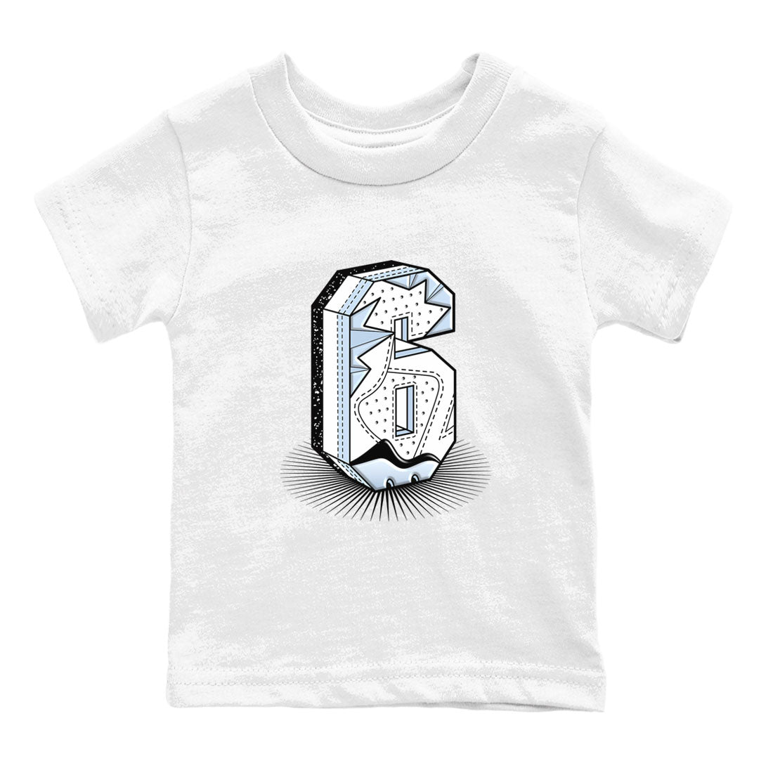 6s Reverse Cookies shirt to match jordans Number Statue sneaker tees Air Jordan 6 Reverse Cookies Drip Gear Zone baby toddler White 2 cotton Shirt
