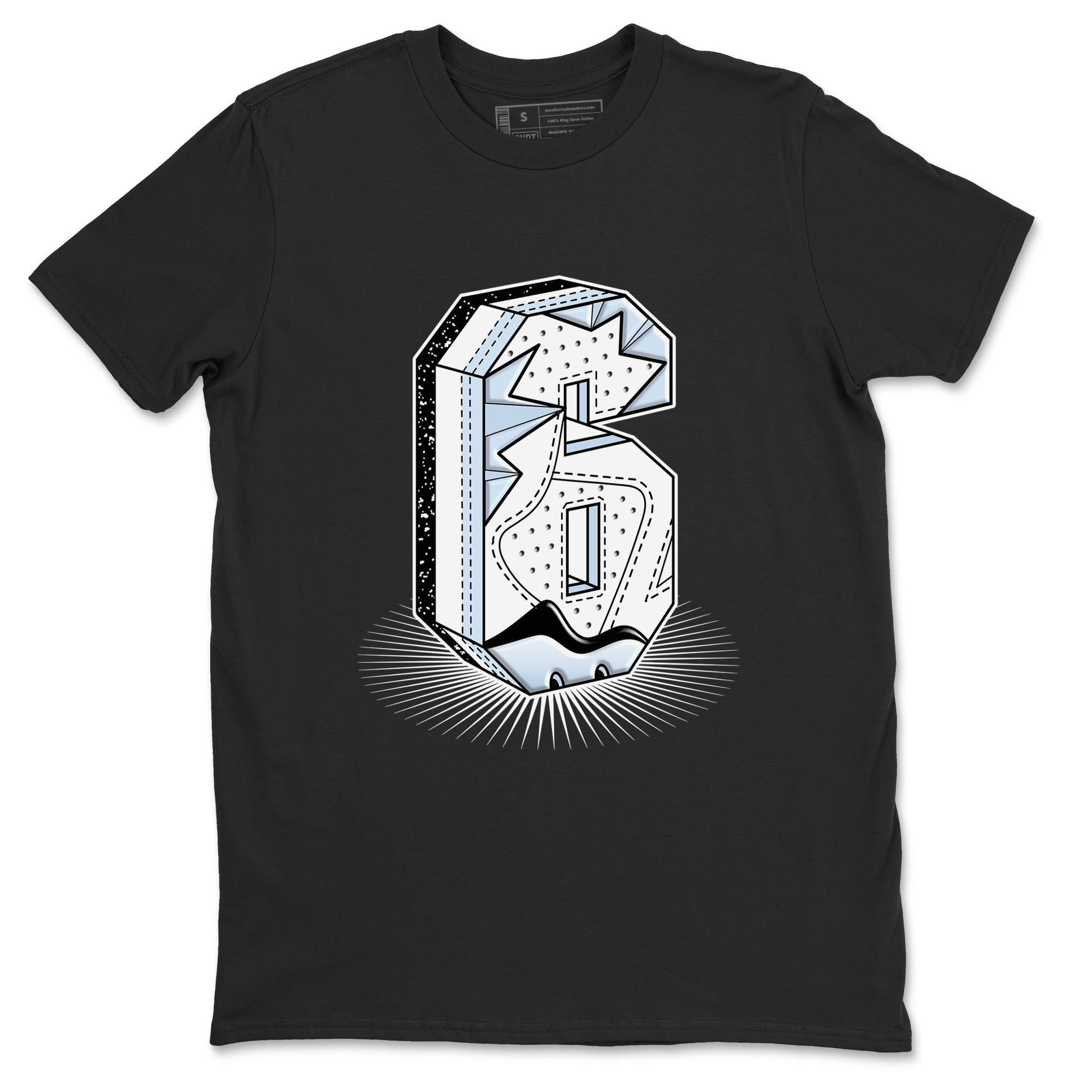 6s Reverse Cookies shirt to match jordans Number Statue sneaker tees Air Jordan 6 Reverse Cookies Drip Gear Zone unisex cotton Black 2 crew neck shirt