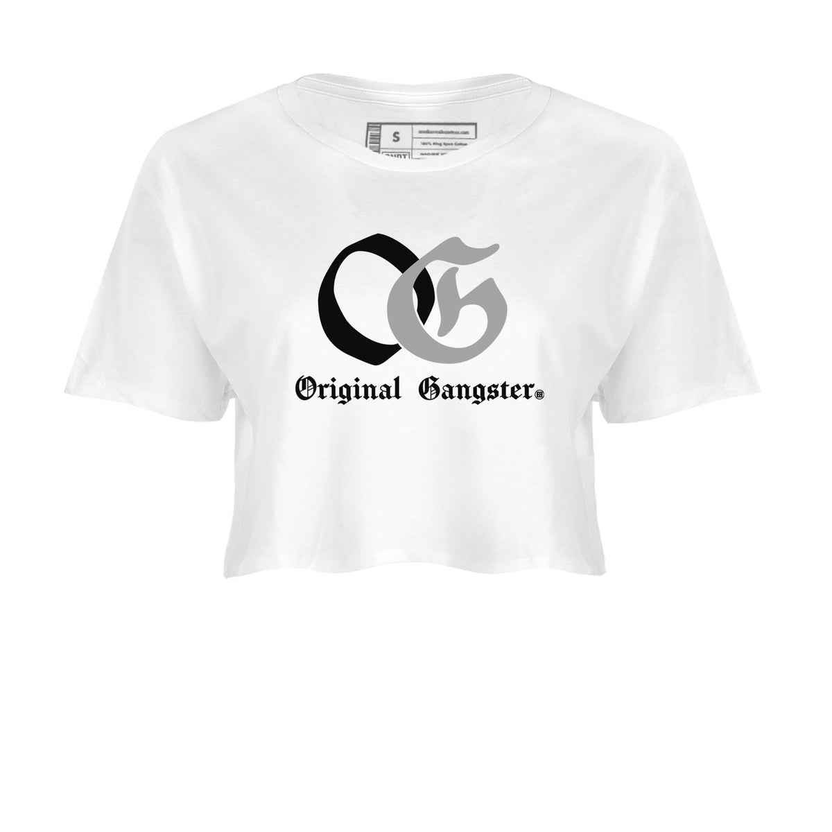 AJ1 Barons shirts to match jordans OG Original Gangster sneaker match tees Air Jordan 1 Barons Drip Gear Zone streetwear brand White 2 crop tee