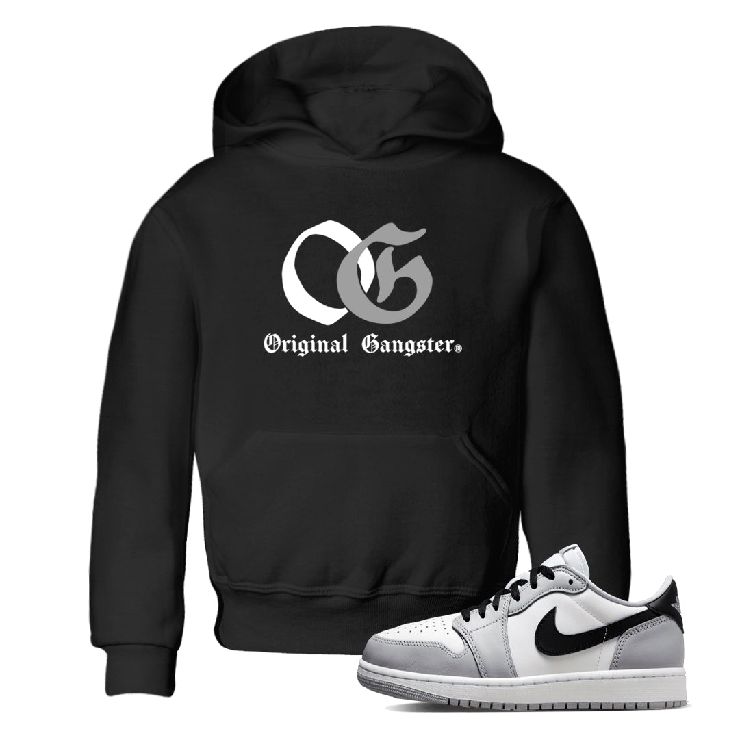 AJ1 Barons shirts to match jordans OG Original Gangster sneaker match tees Air Jordan 1 Barons Drip Gear Zone streetwear brand Baby and Youth Black 1 cotton tee