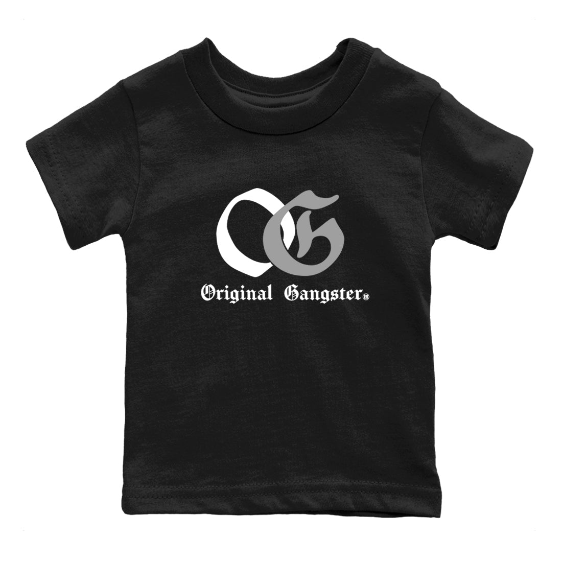 AJ1 Barons shirts to match jordans OG Original Gangster sneaker match tees Air Jordan 1 Barons Drip Gear Zone streetwear brand Baby and Youth Black 2 cotton tee