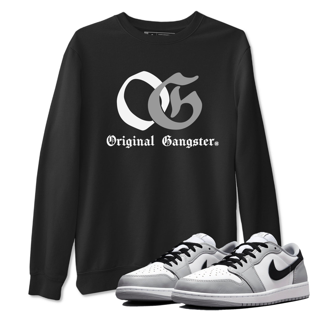 AJ1 Barons shirts to match jordans OG Original Gangster sneaker match tees Air Jordan 1 Barons Drip Gear Zone streetwear brand Black 1 unisex cotton tee