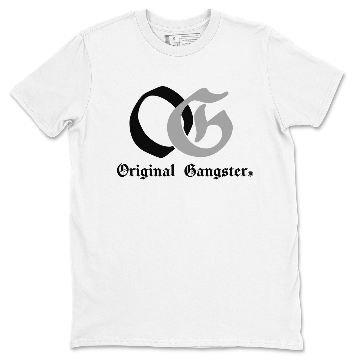 AJ1 Barons shirts to match jordans OG Original Gangster sneaker match tees Air Jordan 1 Barons Drip Gear Zone streetwear brand White 2 unisex cotton tee