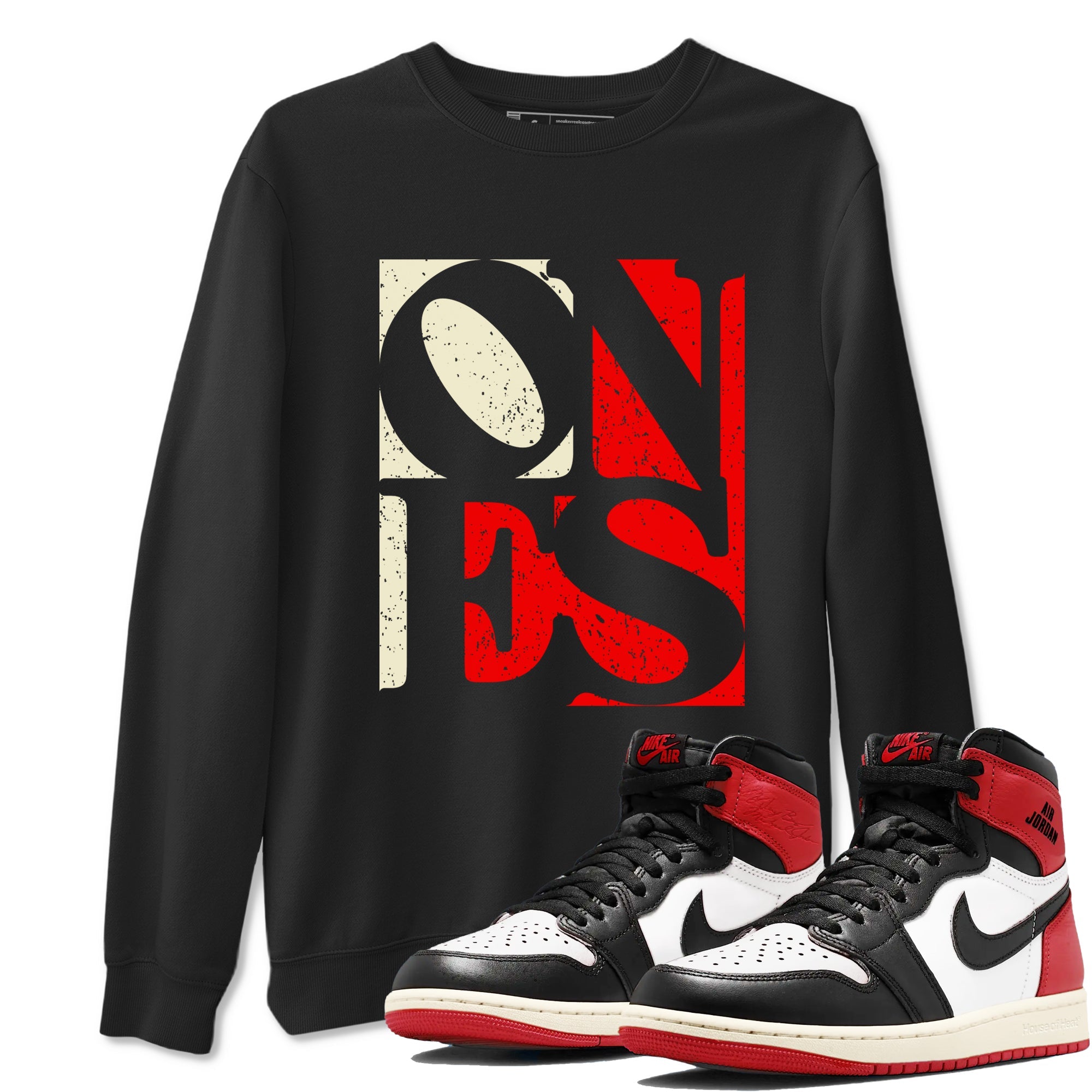 Air Jordan 1 High OG Black Toe Reimagined shirts to match jordans Ones sneaker match tees 1s Black Toe Reimagined Sneaker Shirts Drip Gear Zone streetwear brand Black 1 unisex cotton tee