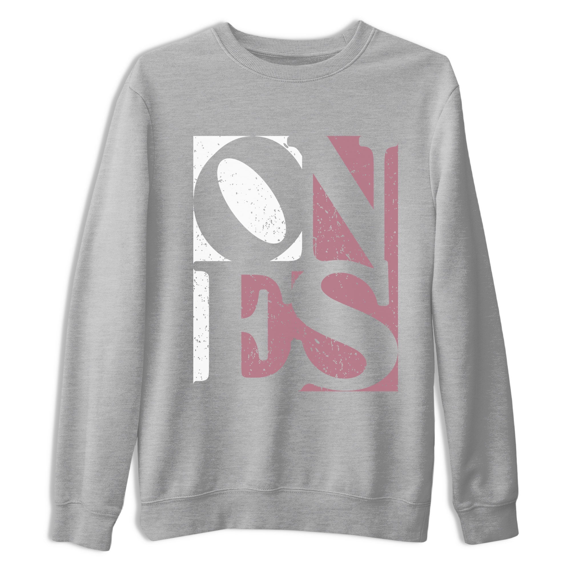 Air Jordan 1 Mauve shirt to match jordans Ones sneaker tees Air Jordan 1 High OG Mauve Drip Gear Zone Unisex Heather Grey 2 T-Shirt
