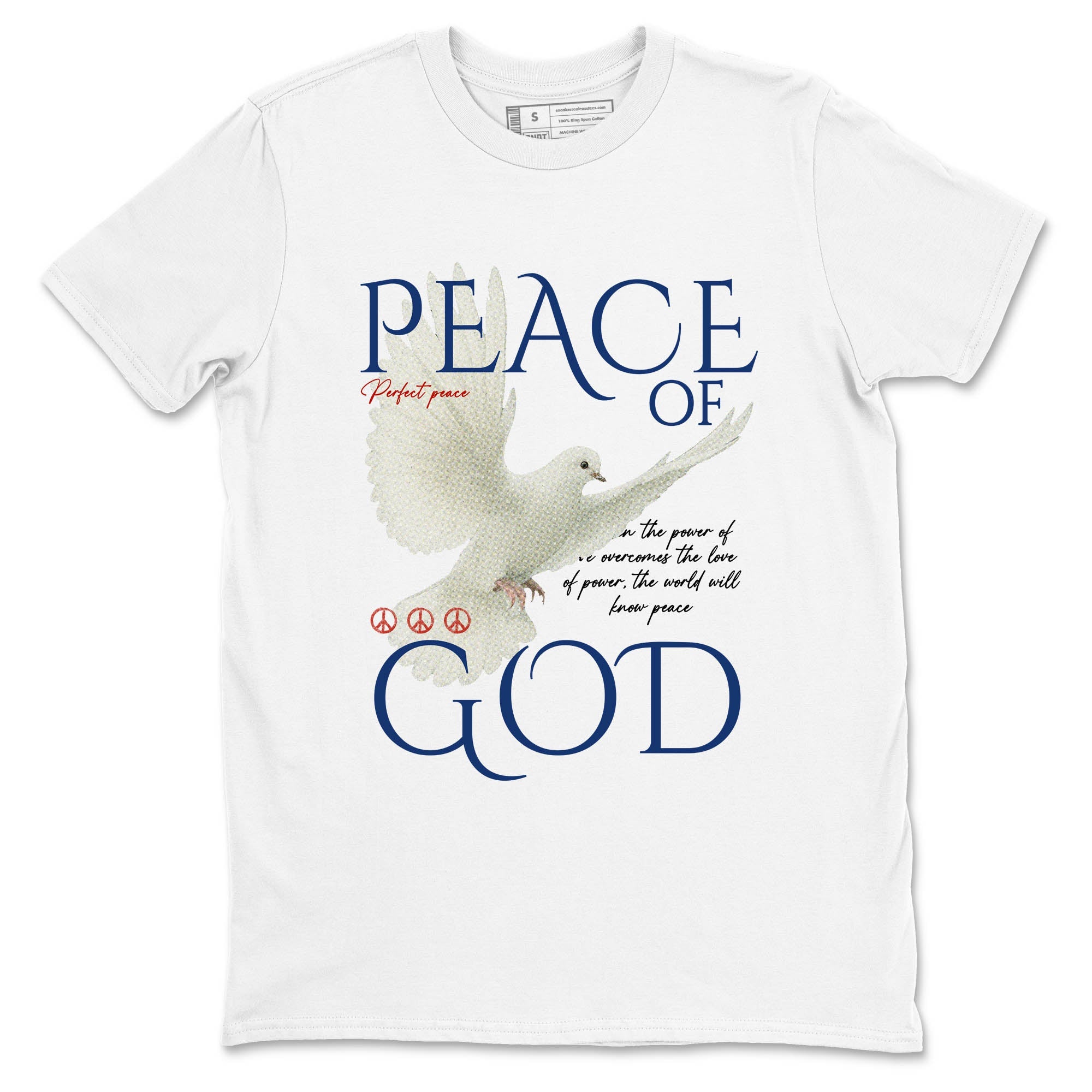 Sneaker Threads  Sneaker Tees To Match Air Jordan 11 Rare Air  Peace of God Graphic Tee White 2. Perfect for Jordan releases 2025 colorways.