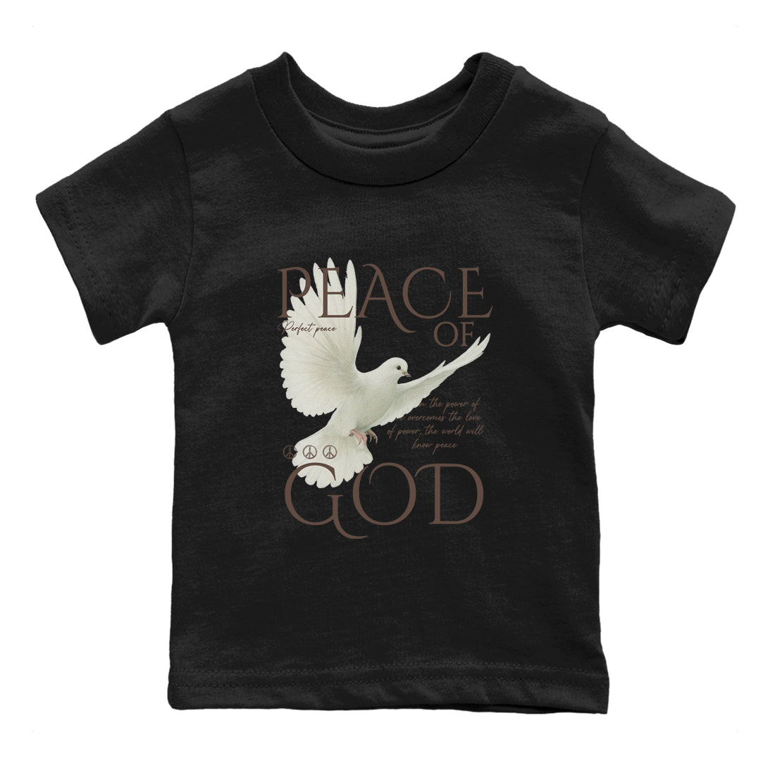 Sneaker match tees  Sneaker Tees To Match Air Jordan 4 Cave Stone Shoes  Peace of God Kids T-Shirt Black 2