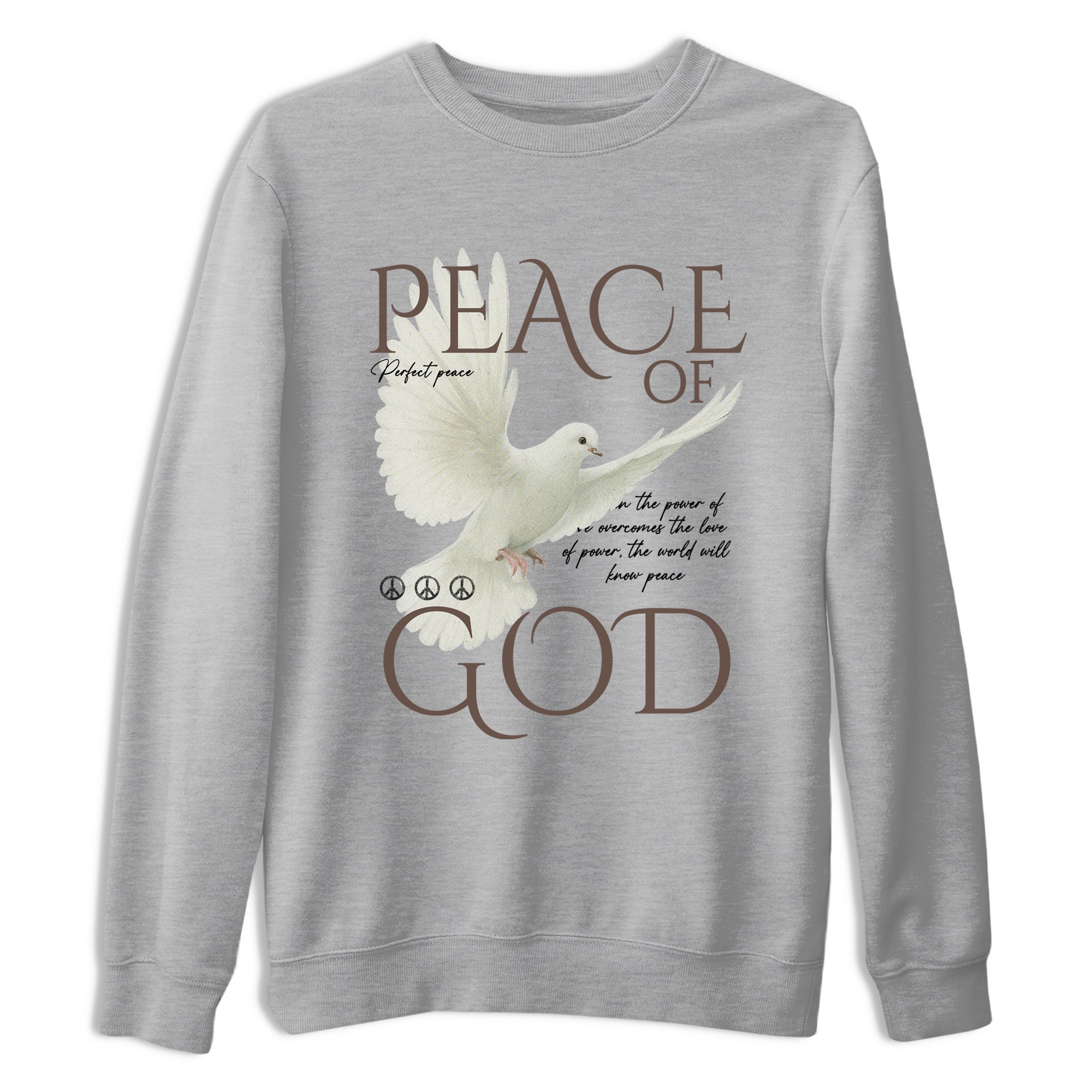 Sneaker match tees  Sneaker Tees To Match Air Jordan 4 Cave Stone Shoes  Peace of God Tee Heather Grey 2