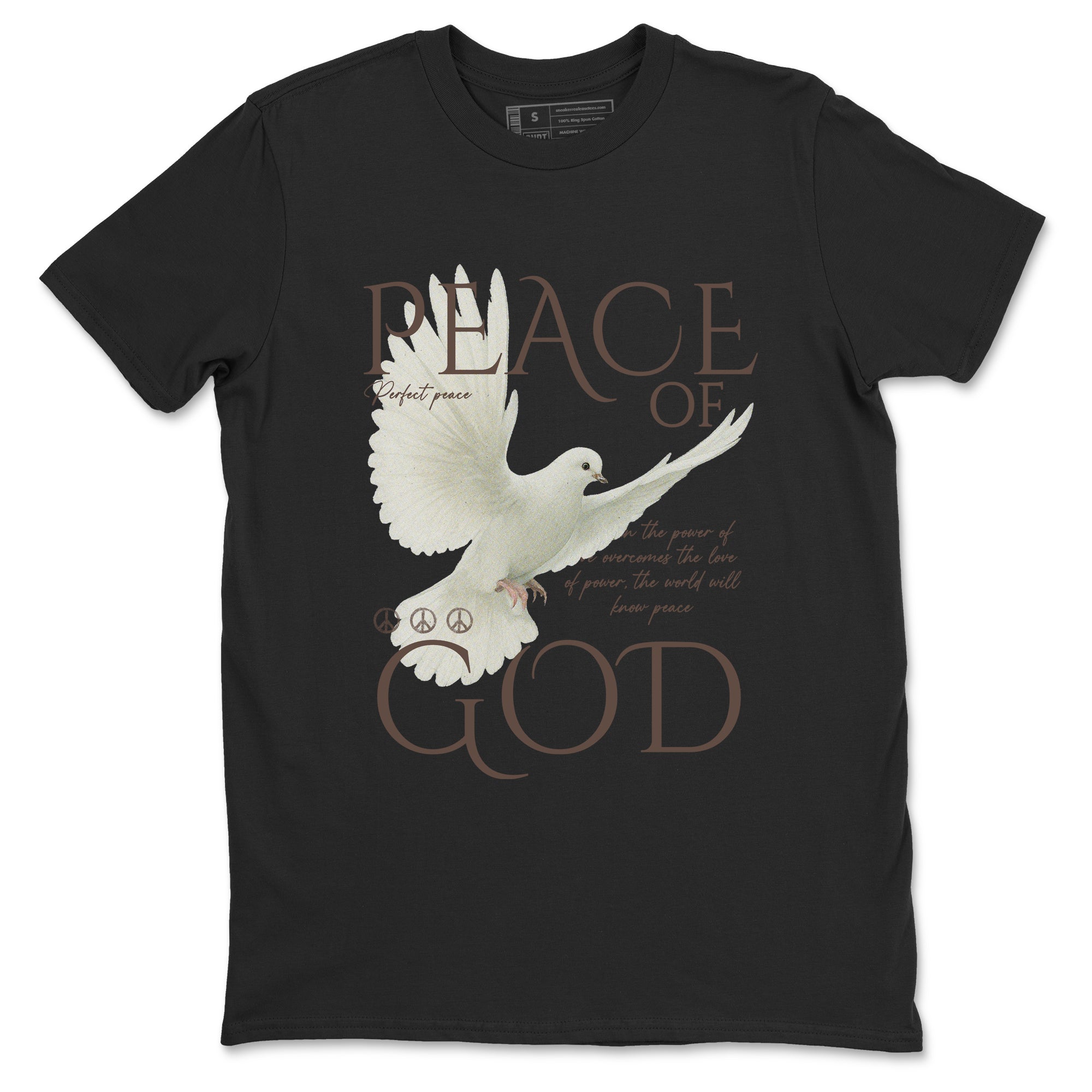 Sneaker match tees  Sneaker Tees To Match Air Jordan 4 Cave Stone Shoes  Peace of God Tee Black 2