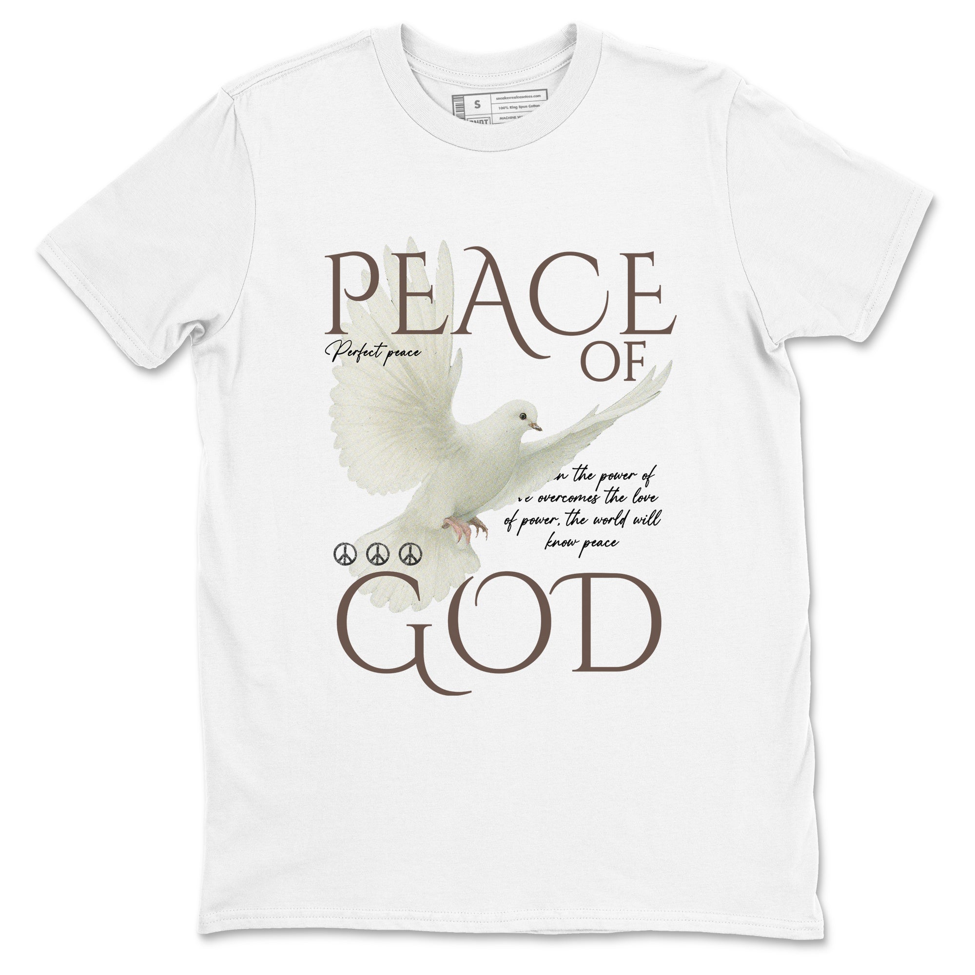 Sneaker match tees  Sneaker Tees To Match Air Jordan 4 Cave Stone Shoes  Peace of God Tee White 2