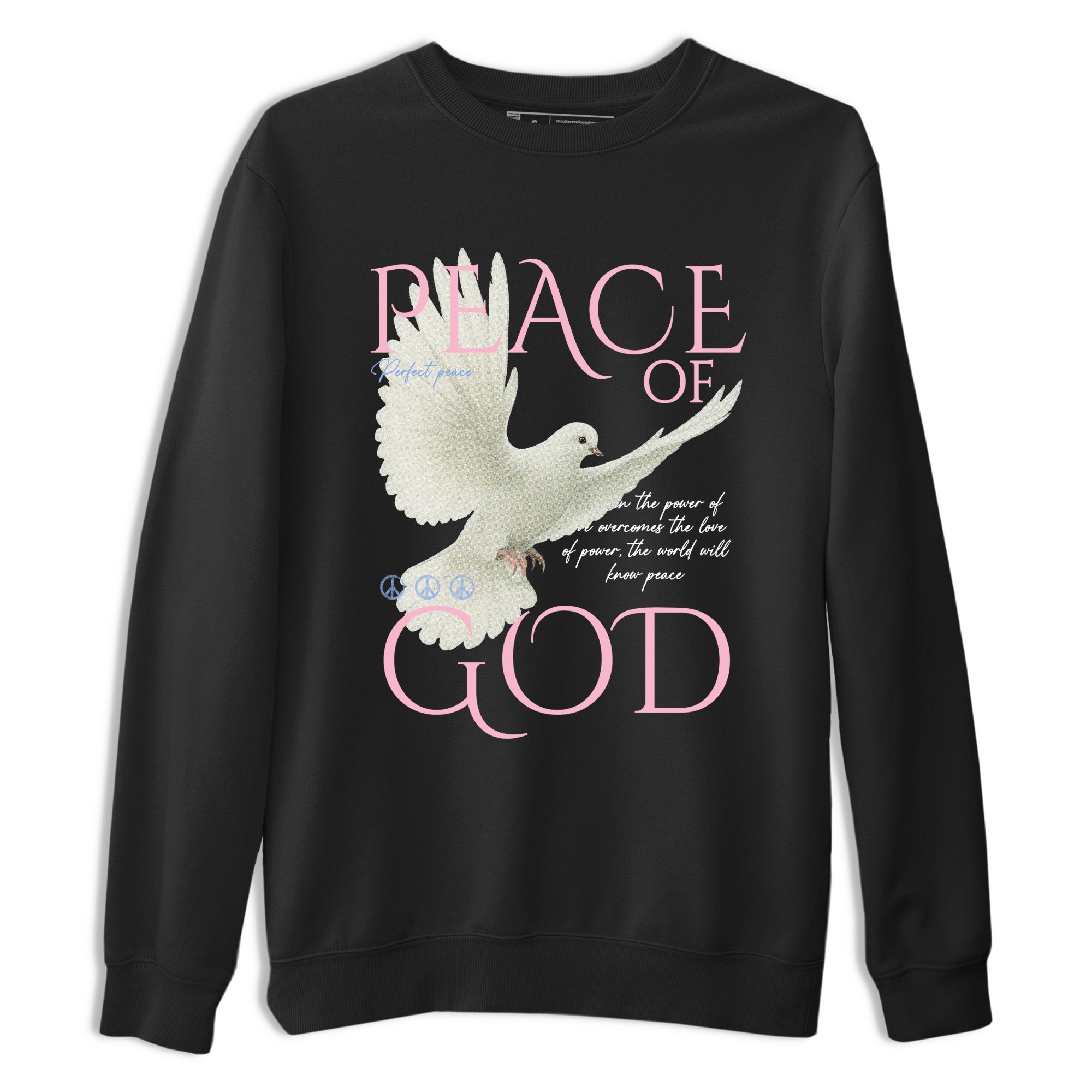 Sneaker match tees  Sneaker Tees To Match Air Jordan 5 Medium Soft Pink Shoes  Peace of God Tee Black 2