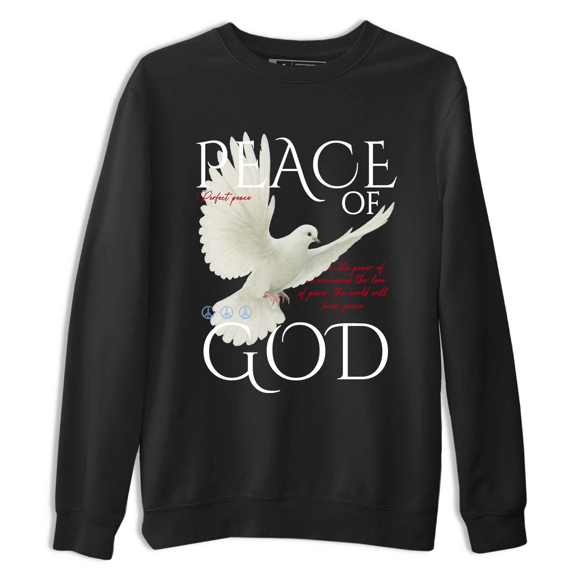 Sneaker match tees  Sneaker Tees To Match Air Jordan 5 Fire Red Shoes  Peace of God Tee Black 2