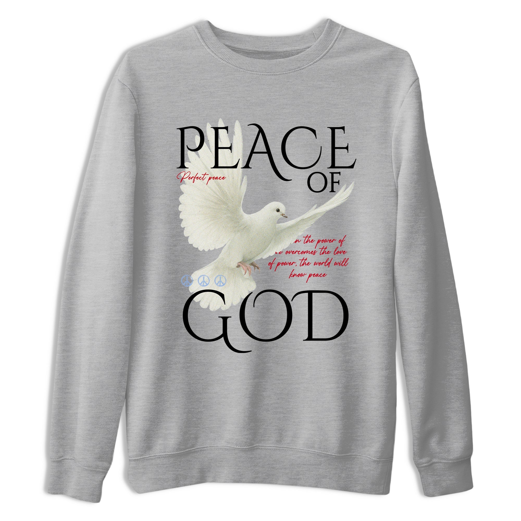 Sneaker match tees  Sneaker Tees To Match Air Jordan 5 Fire Red Shoes  Peace of God Tee Heather Grey 2