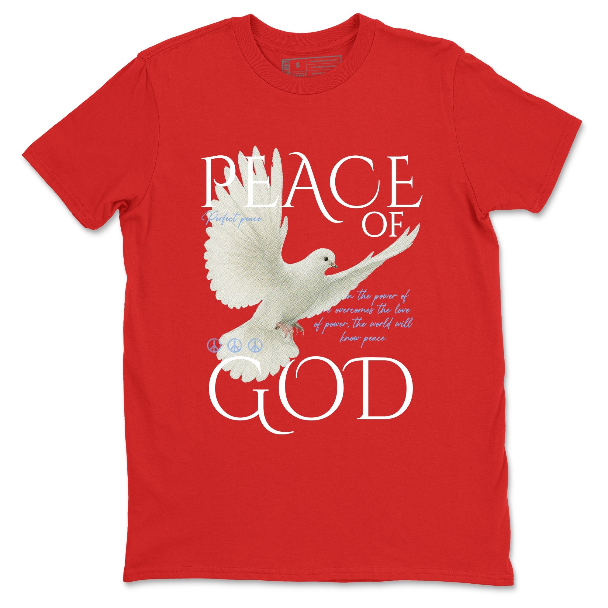 Sneaker match tees  Sneaker Tees To Match Air Jordan 5 Fire Red Shoes  Peace of God Tee Red 2