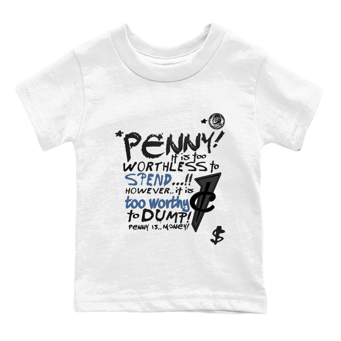 Sneaker Threads  Sneaker Tees To Match Air Foamposite One Carbon Fiber  Penny Is Youth Graphic Tee White 2. Perfect for Jordan releases 2025 colorways.