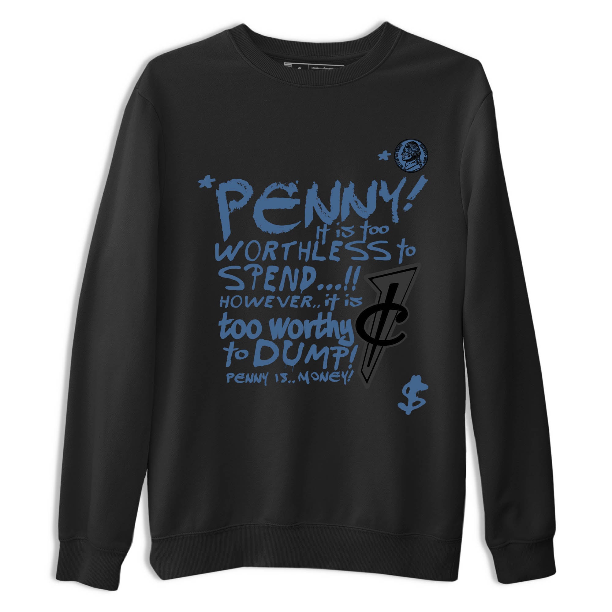 Sneaker Threads  Sneaker Tees To Match Air Foamposite One Carbon Fiber  Penny Is Graphic Tee Black 2. Perfect for Jordan releases 2025 colorways.