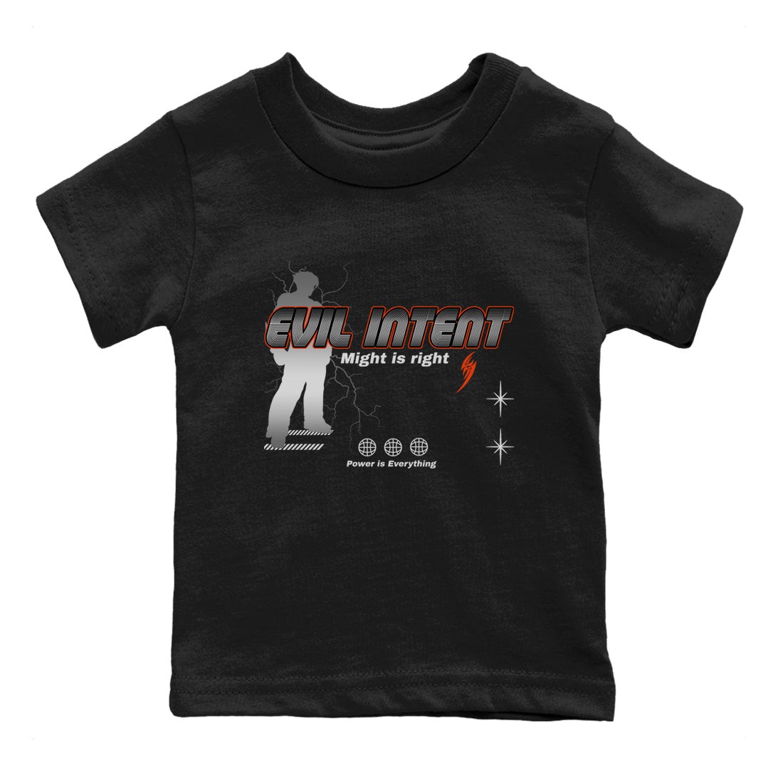 Foams One Jin shirts to match jordans Power Is Everything sneaker match tees Air Foamposite One Jin match shoes to clothes Drip Gear Zone Youth Baby Black 2 tee
