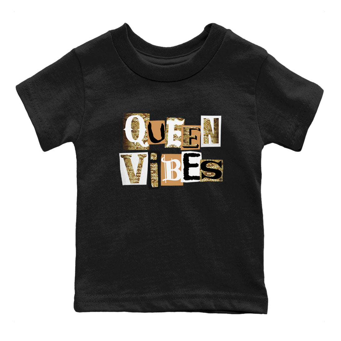 Air Force 1 Ivory Snake shirt to match jordans Queen Vibes sneaker tees Air Force 1 Ivory Snake Drip Gear Zone baby toddler Black 2 cotton Shirt