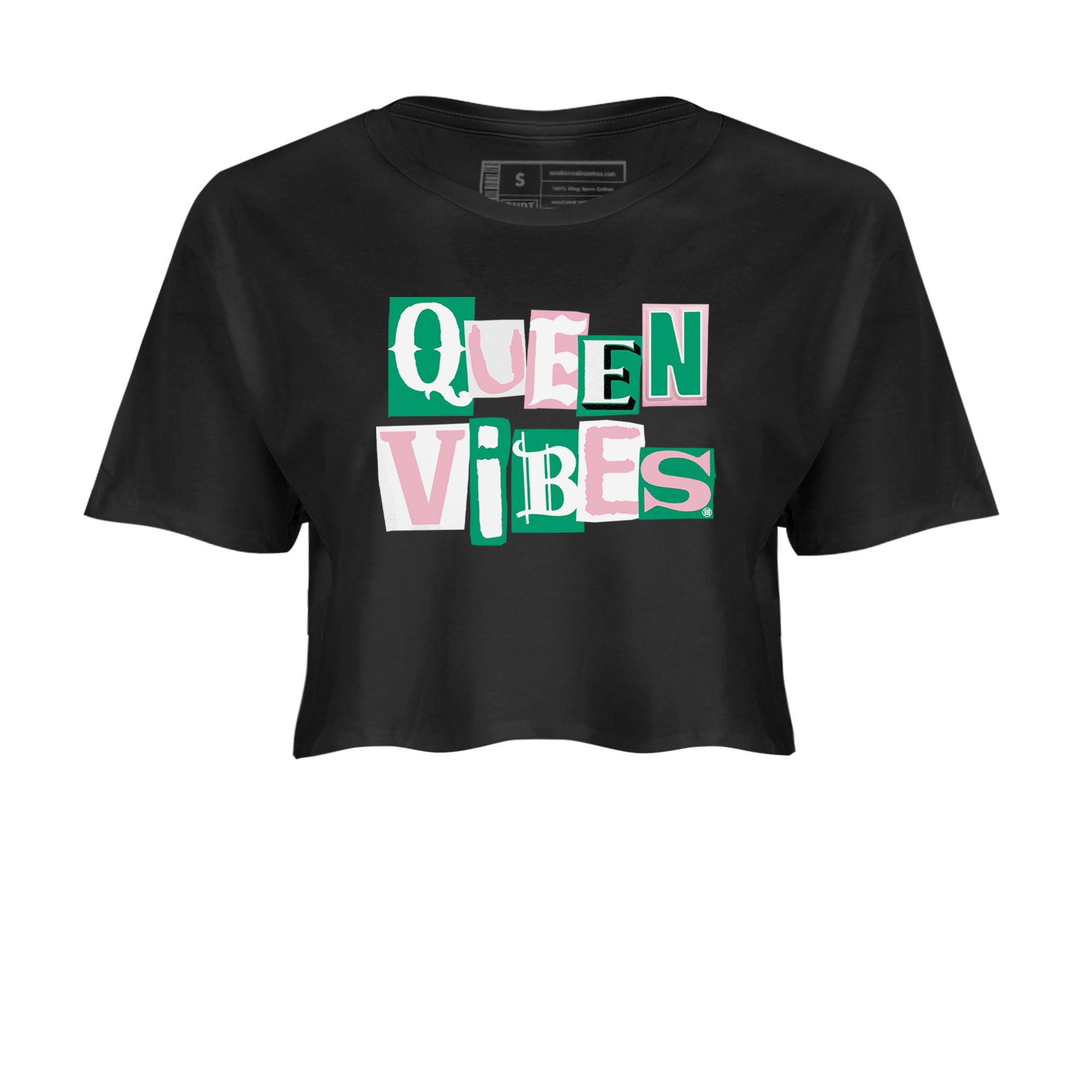 Dunk Low Medium Soft Pink Malachite shirt to match jordans Queen Vibes sneaker tees Dunks Medium Soft Pink Malachite Streetwear Brand Streetwear Brand Drip Gear Zone Black 2 crop length shirt