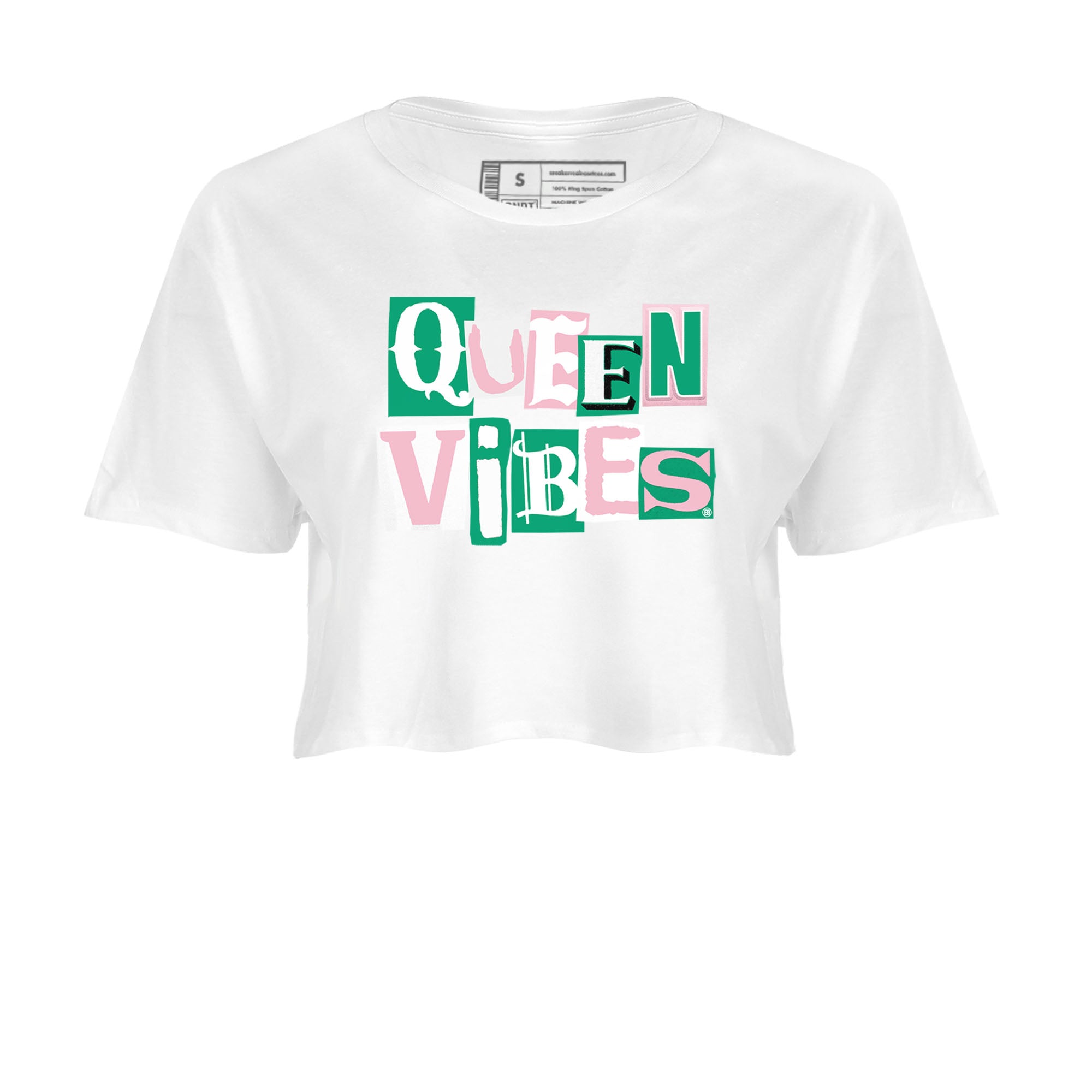 Dunk Low Medium Soft Pink Malachite shirt to match jordans Queen Vibes sneaker tees Dunks Medium Soft Pink Malachite Streetwear Brand Drip Gear Zone White 2 crop length shirt