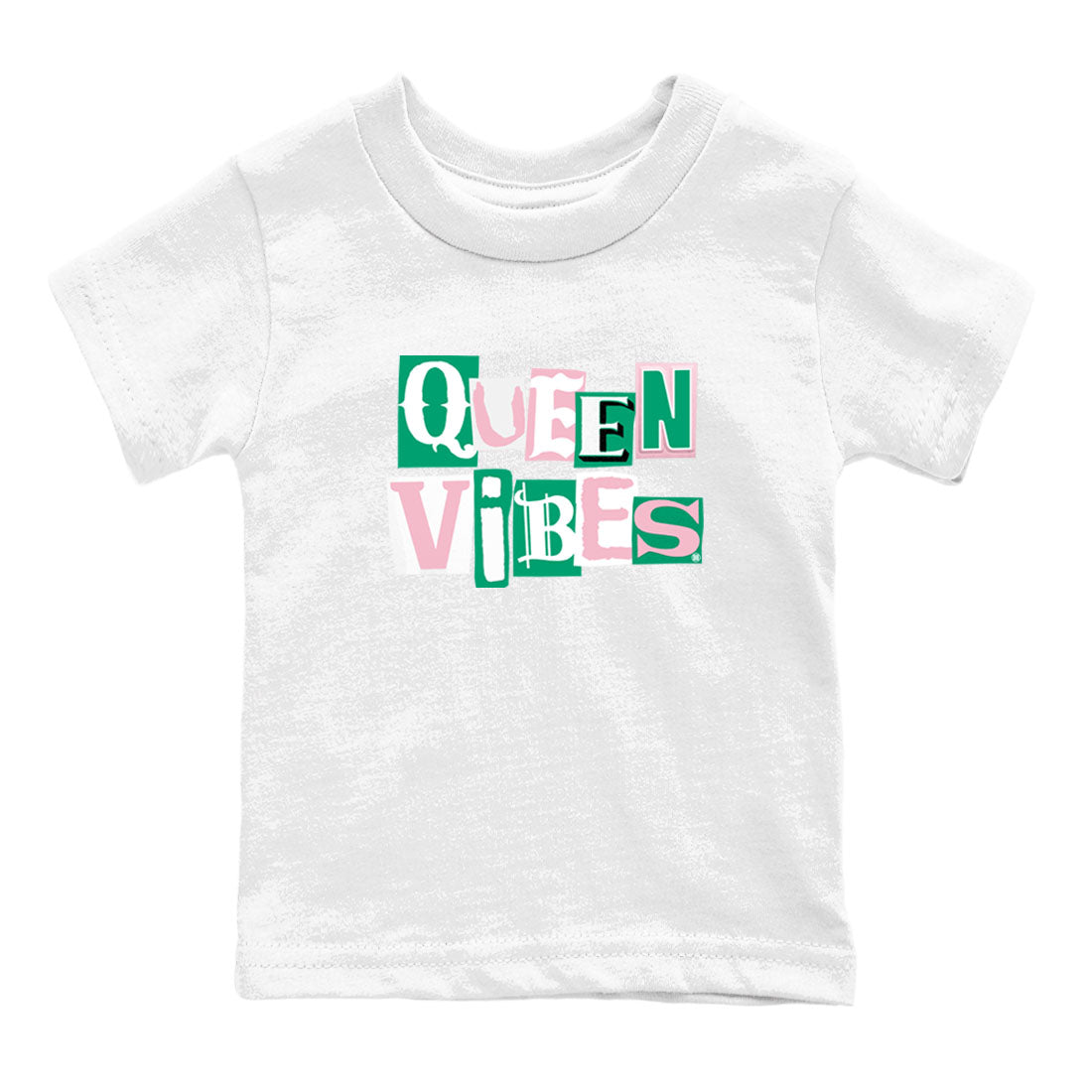 Dunk Low Medium Soft Pink Malachite shirt to match jordans Queen Vibes sneaker tees Dunks Medium Soft Pink Malachite Streetwear Brand Drip Gear Zone baby toddler White 2 cotton Shirt