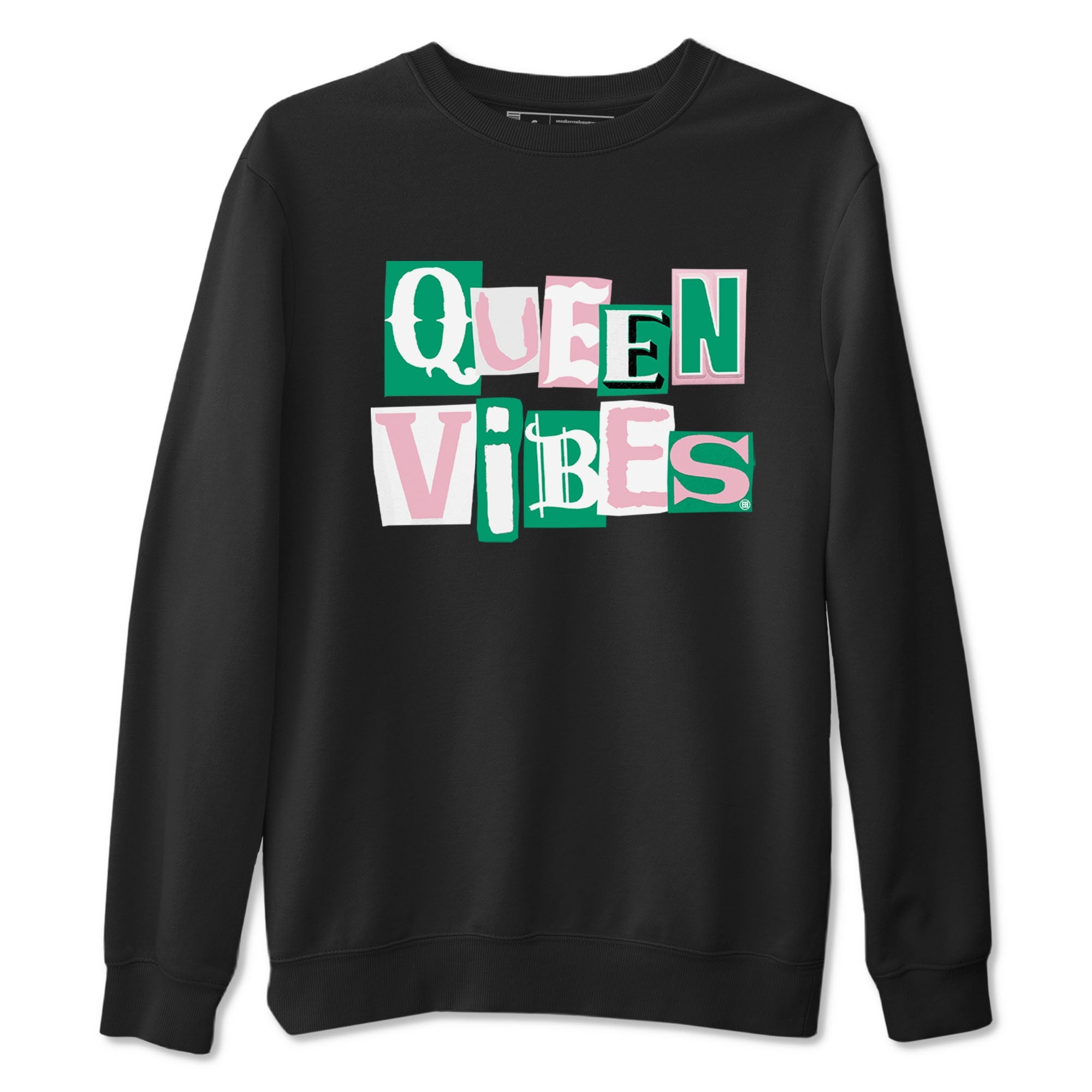 Dunk Low Medium Soft Pink Malachite shirt to match jordans Queen Vibes sneaker tees Dunks Medium Soft Pink Malachite Streetwear Brand Drip Gear Zone unisex cotton Black 2 crew neck shirt