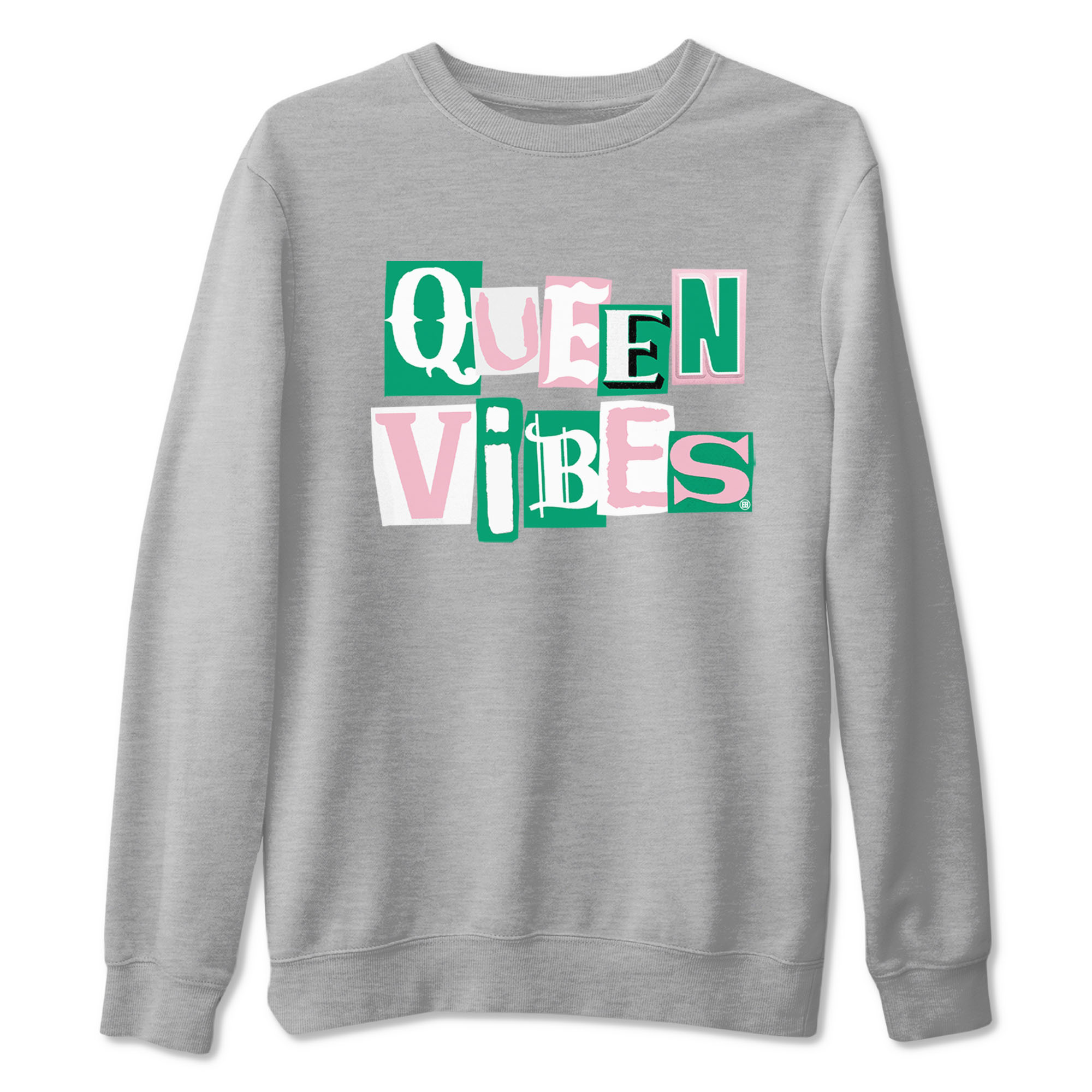 Dunk Low Medium Soft Pink Malachite shirt to match jordans Queen Vibes sneaker tees Dunks Medium Soft Pink Malachite Streetwear Brand Drip Gear Zone unisex cotton Heather Grey 2 crew neck shirt