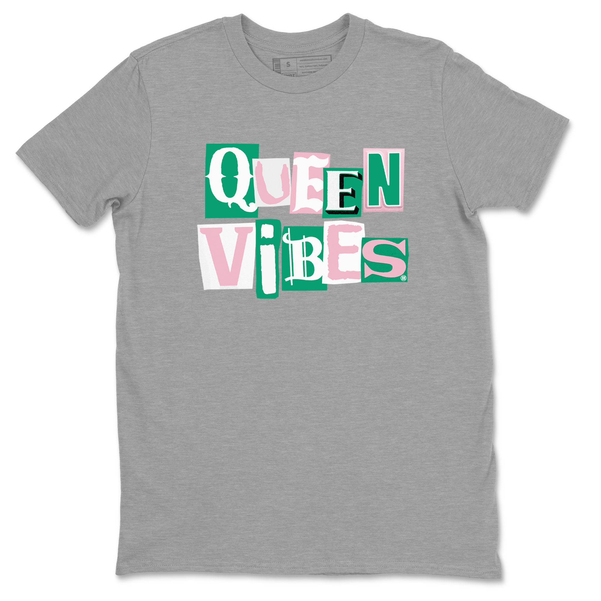 Dunk Low Medium Soft Pink Malachite shirt to match jordans Queen Vibes sneaker tees Dunks Medium Soft Pink Malachite Streetwear Brand Drip Gear Zone unisex cotton Heather Grey 2 crew neck shirt