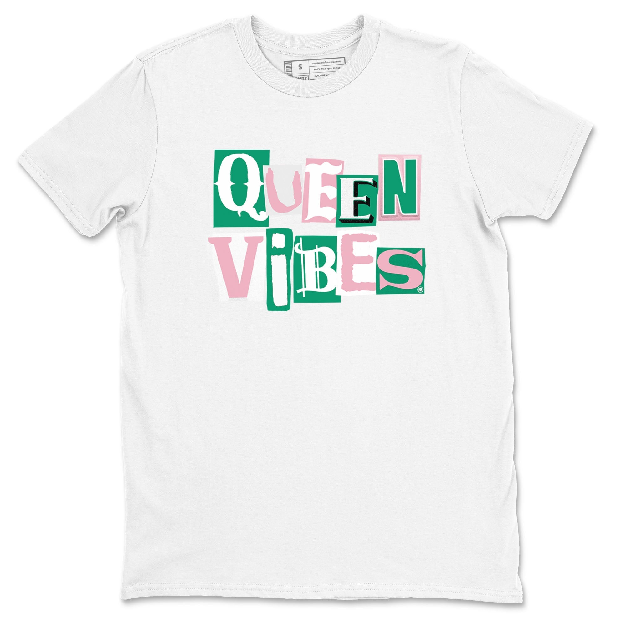 Dunk Low Medium Soft Pink Malachite shirt to match jordans Queen Vibes sneaker tees Dunks Medium Soft Pink Malachite Streetwear Brand Drip Gear Zone unisex cotton White 2 crew neck shirt