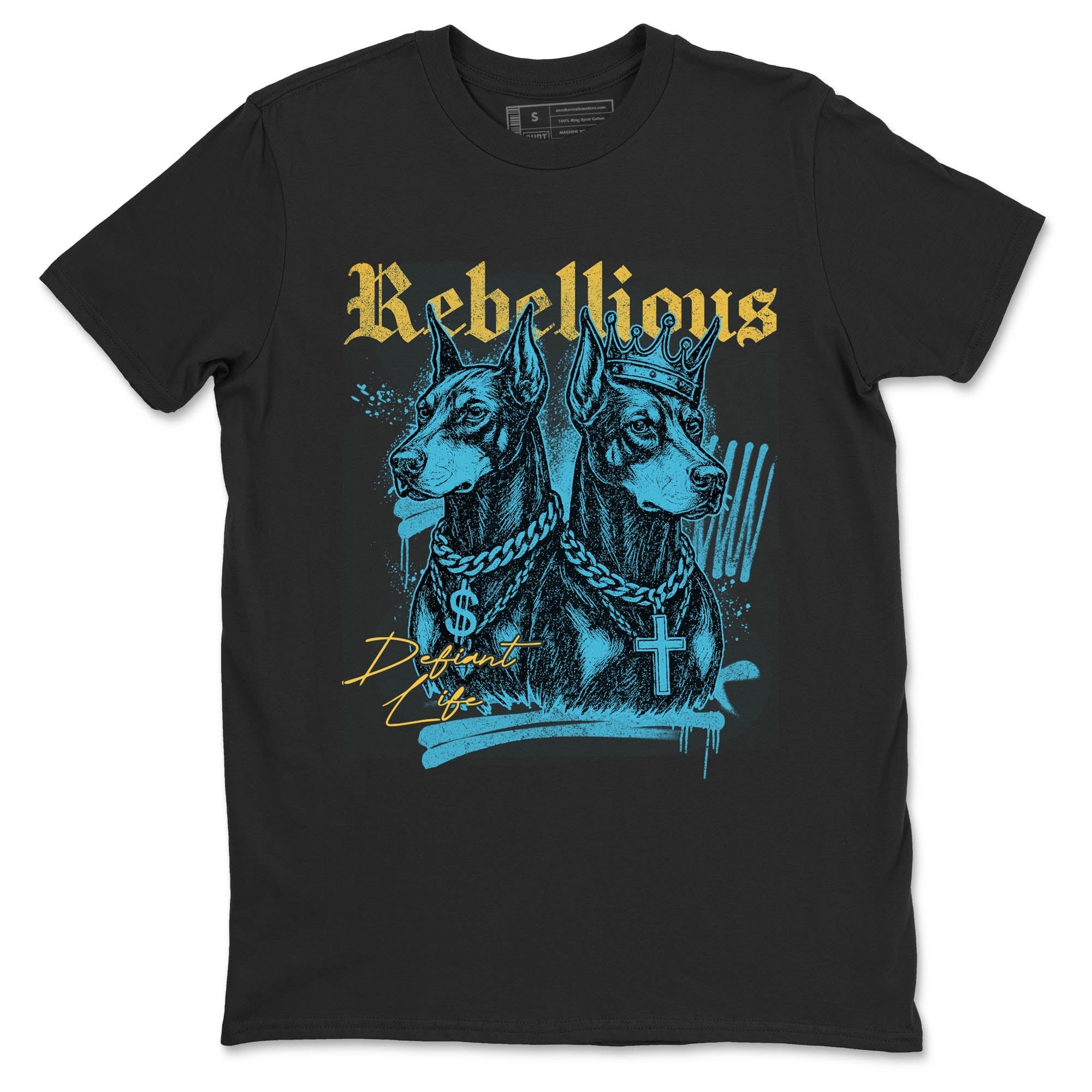 Sneaker Threads  Sneaker Tees To Match Air Jordan 11 Retro Gamma  Rebellious Graphic Tee Black 2. Perfect for Jordan releases 2025 colorways.