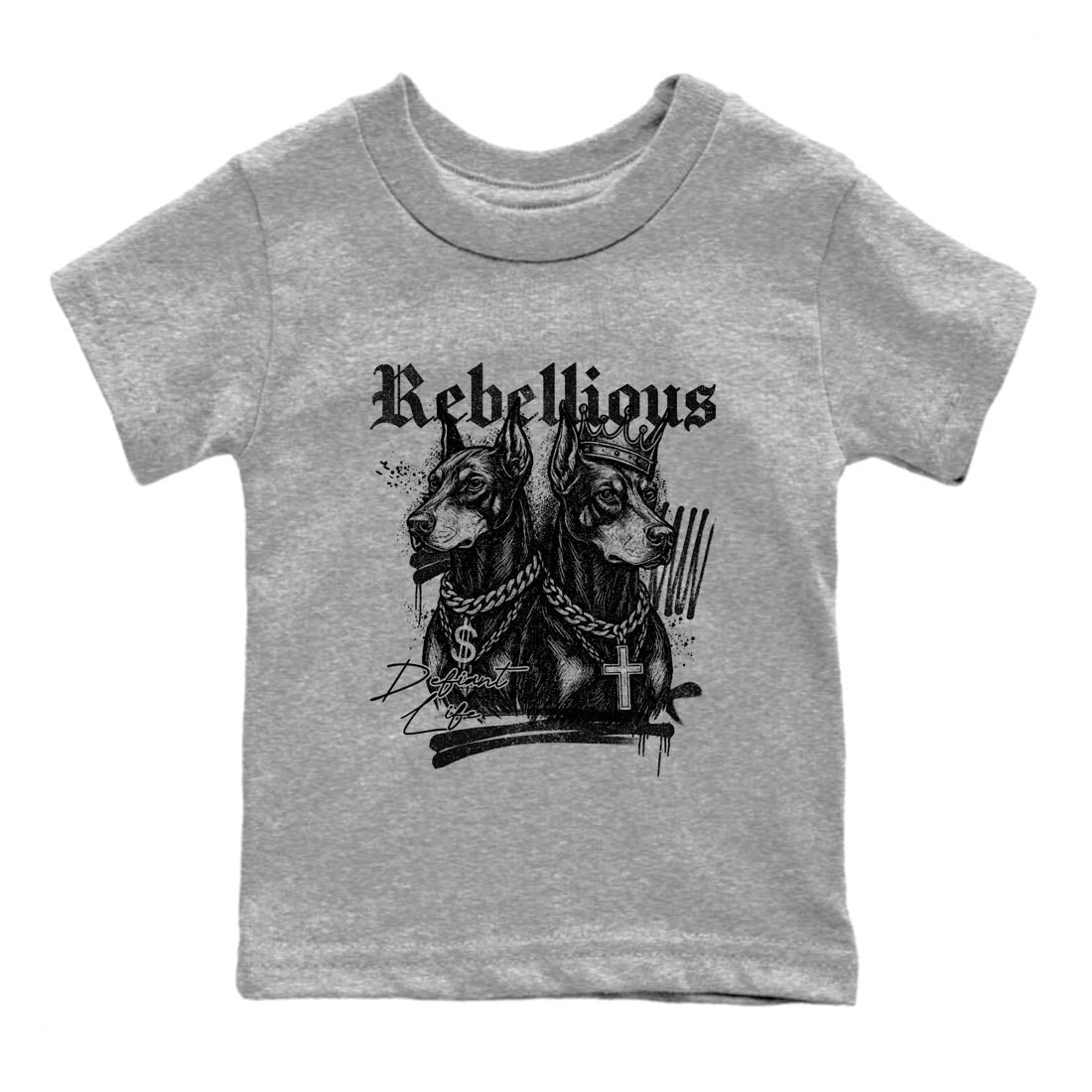 Sneaker Threads  Sneaker Tees To Match Air Jordan 4 Black Cat  Rebellious Youth Graphic Tee Heather Grey 2. Perfect for Jordan releases 2025 colorways.