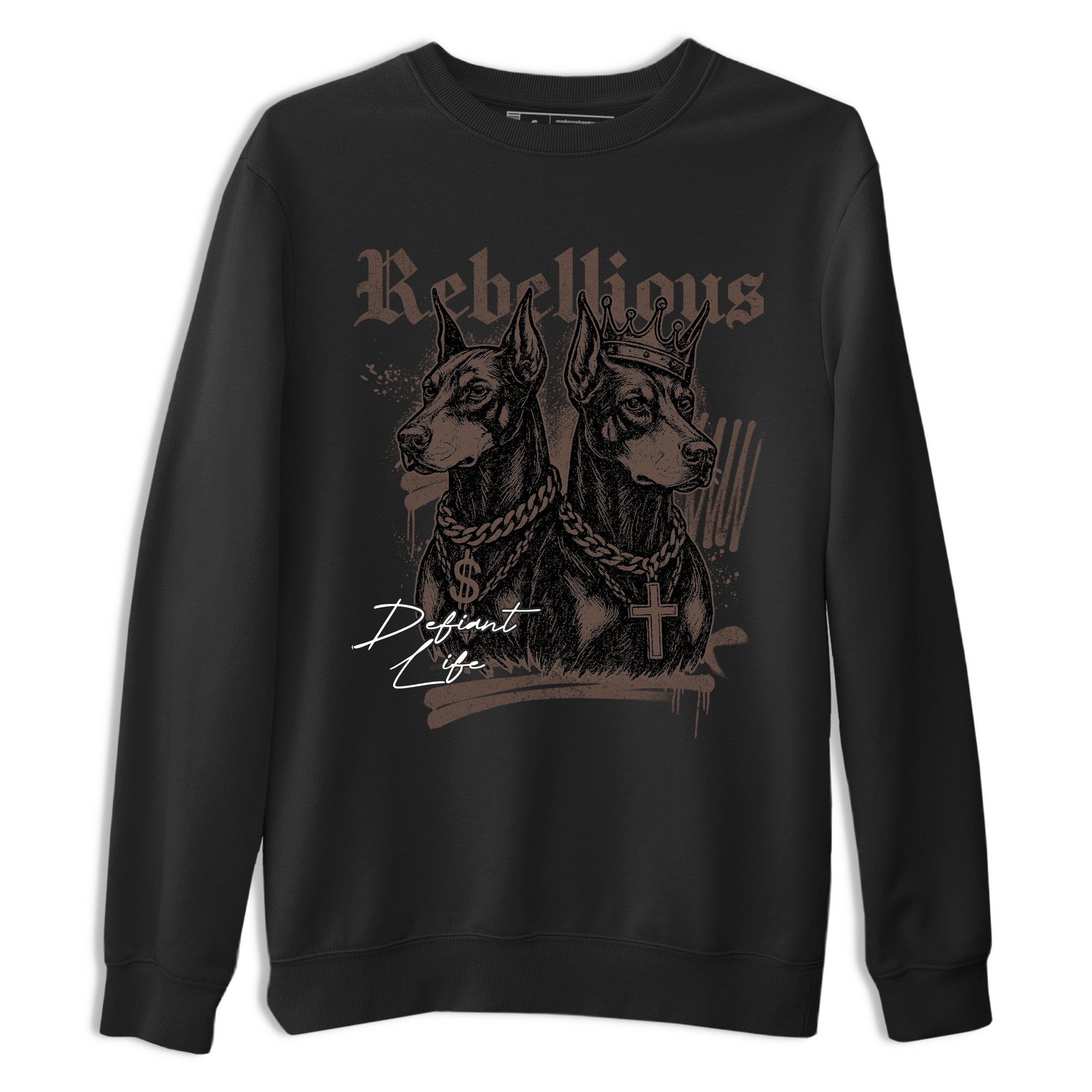 Sneaker match tees  Sneaker Tees To Match Air Jordan 4 Cave Stone Shoes  Rebellious Tee Black 2