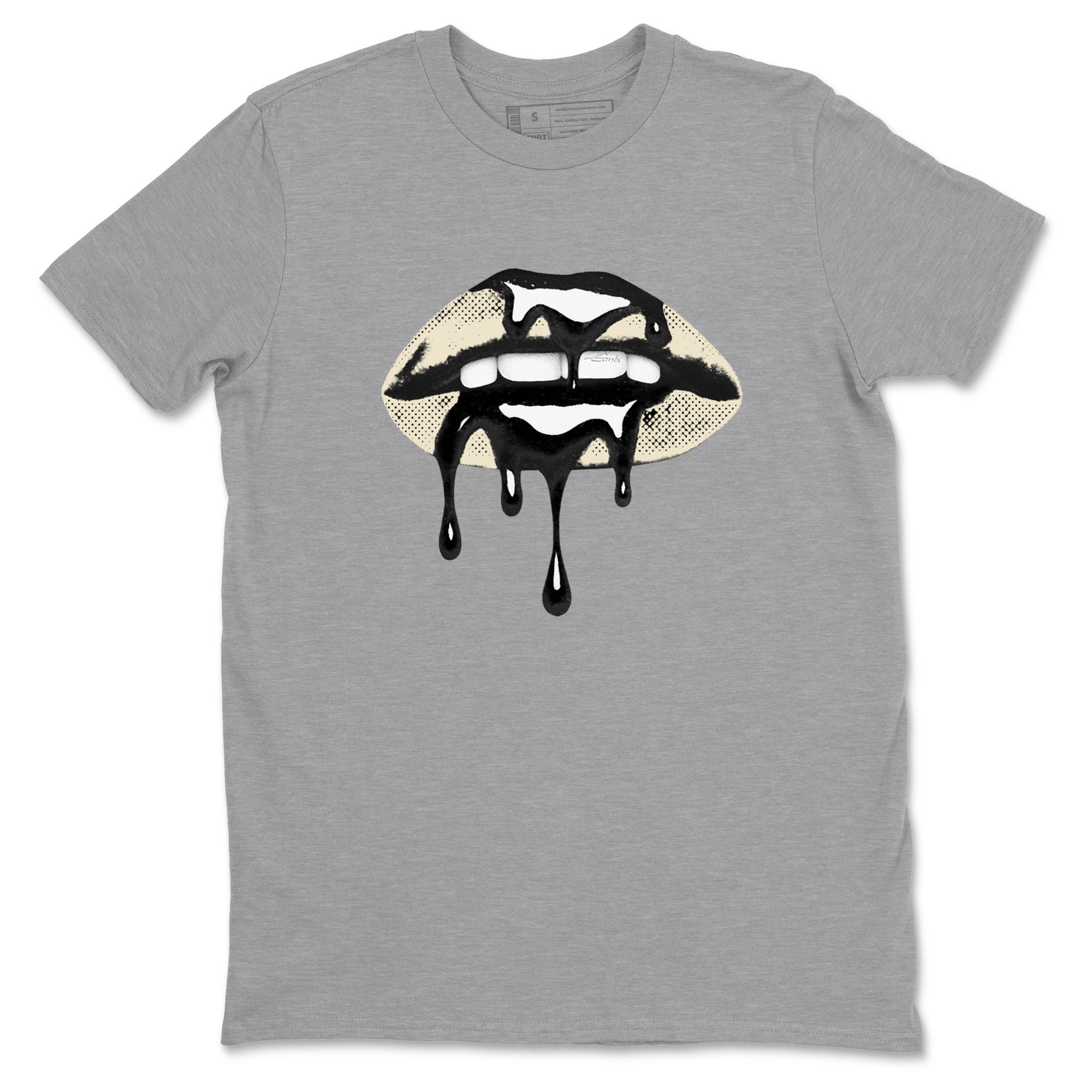 Sneaker Threads  Sneaker Tees To Match Air Foamposite One Pearl  Retro Dripping Lips Graphic Tee Heather Grey 2. Perfect for Jordan releases 2025 colorways.
