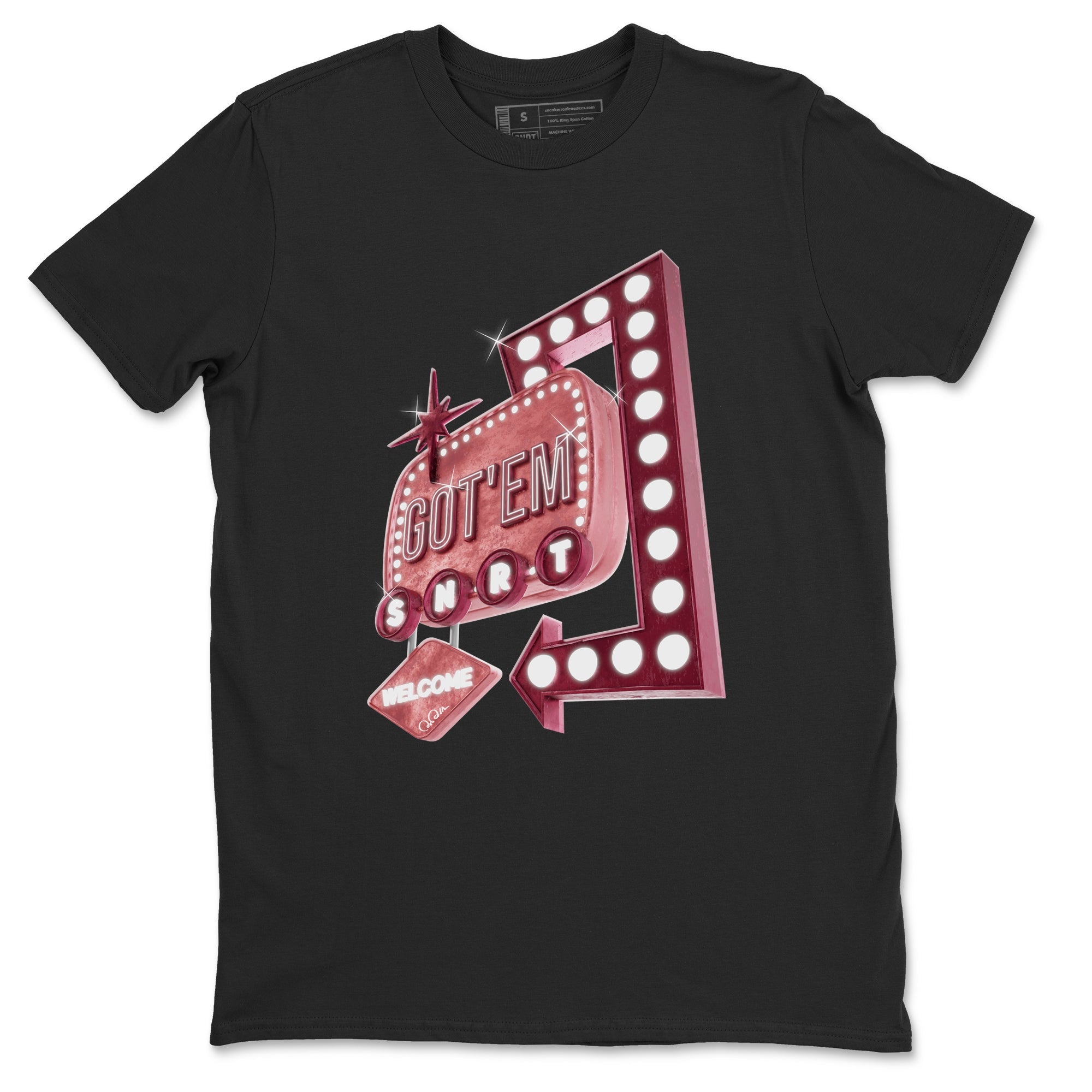 Dunk Valentines Day 2024 shirt to match jordans Retro Neon Sign sneaker tees Dunk Happy Valentines Day 2024 Drip Gear Zone Unisex Black 2 T-Shirt