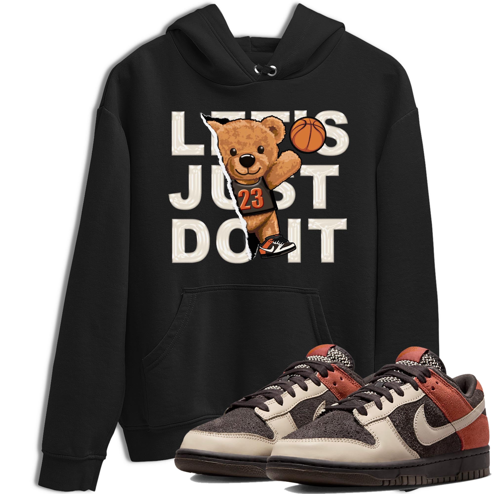Nike Low Dunk Red Panda shirt to match jordans Rip Out Bear sneaker tees Nike Dunk Red Panda Drip Gear Zone Unisex Streetwear Clothing Black 1 T-Shirt