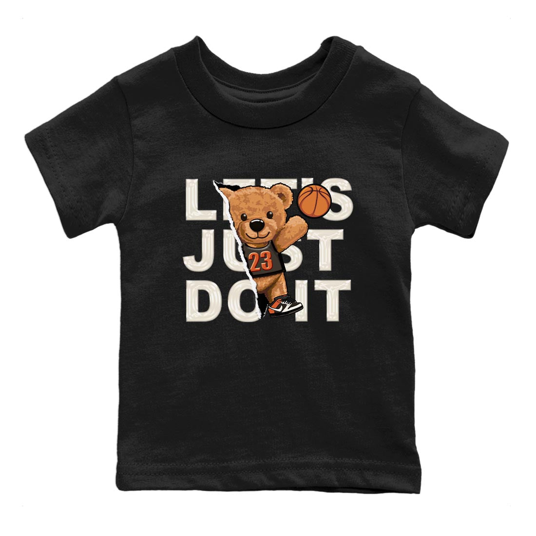 Nike Low Dunk Red Panda shirt to match jordans Rip Out Bear sneaker tees Nike Dunk Red Panda Drip Gear Zone Baby Toddler Black 2 T-Shirt