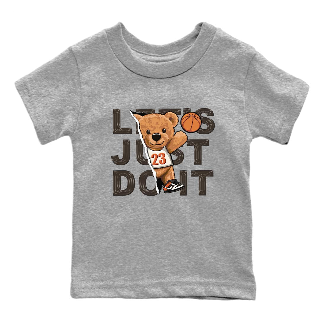 Nike Low Dunk Red Panda shirt to match jordans Rip Out Bear sneaker tees Nike Dunk Red Panda Drip Gear Zone Baby Toddler Heather Grey 2 T-Shirt