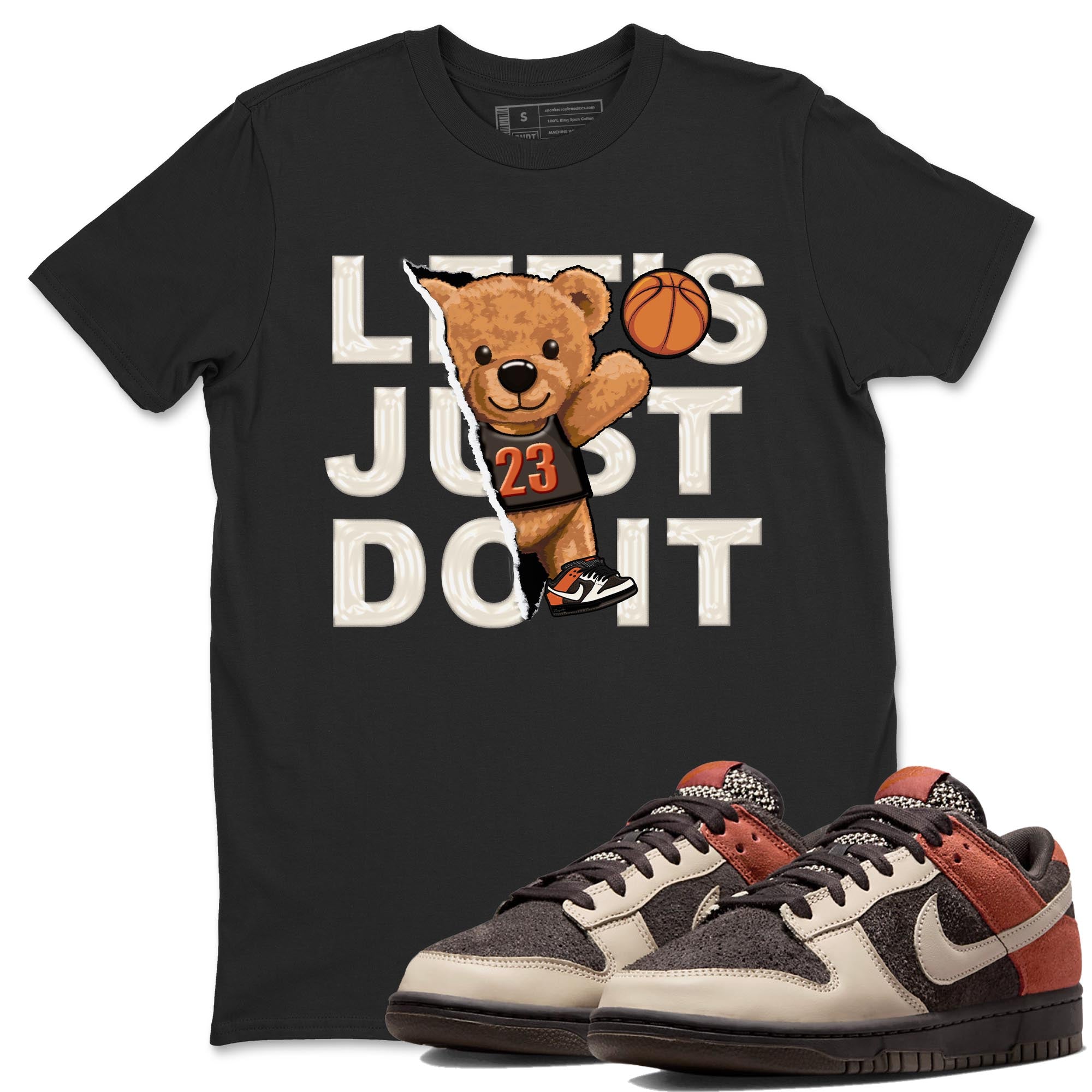 Nike Low Dunk Red Panda shirt to match jordans Rip Out Bear sneaker tees Nike Dunk Red Panda Drip Gear Zone Unisex Streetwear Clothing Black 1 T-Shirt