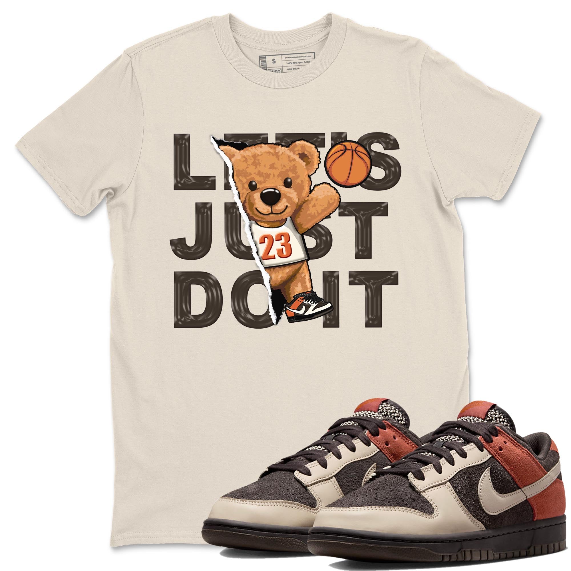 Nike Low Dunk Red Panda shirt to match jordans Rip Out Bear sneaker tees Nike Dunk Red Panda Drip Gear Zone Unisex Streetwear Clothing Natural 1 T-Shirt