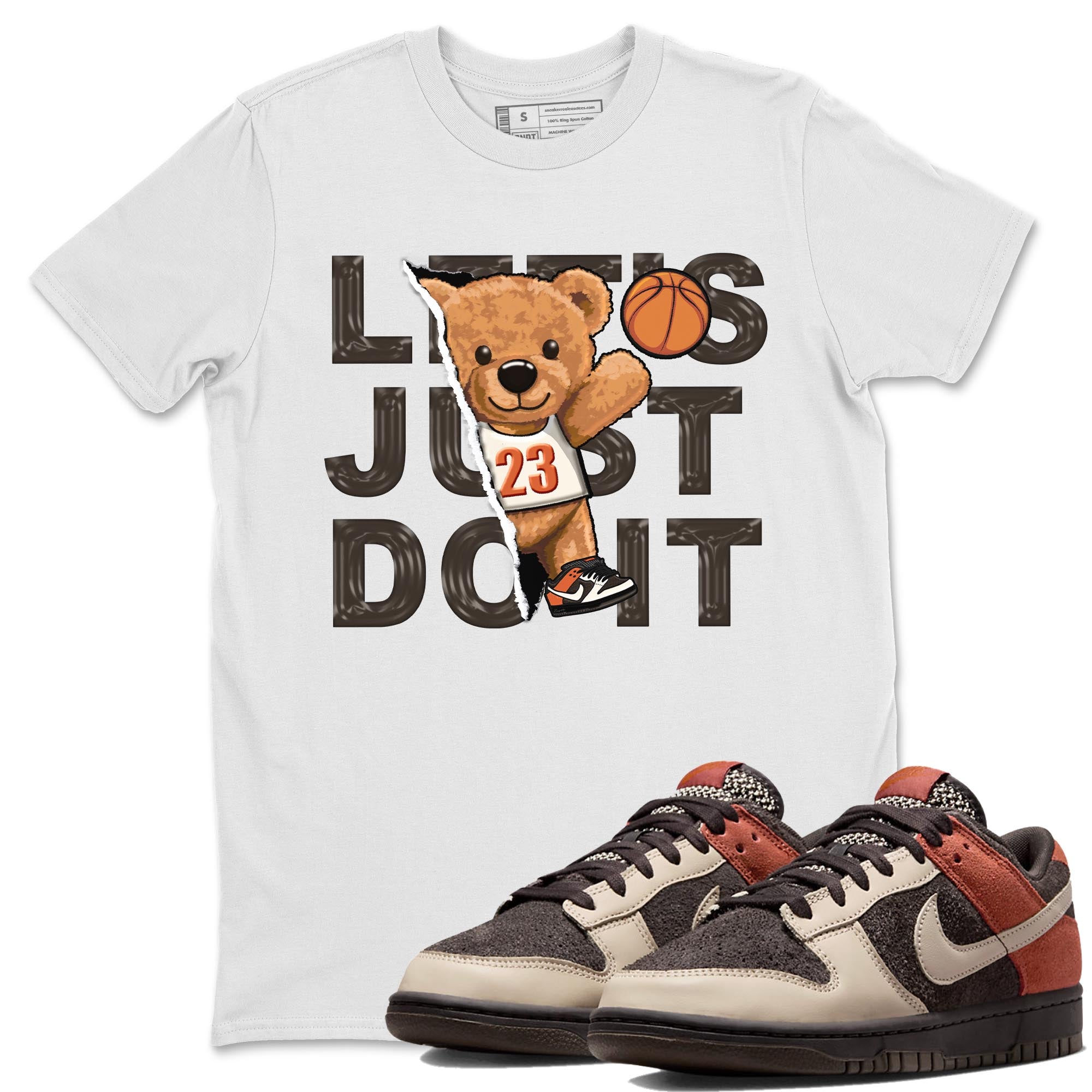 Nike Low Dunk Red Panda shirt to match jordans Rip Out Bear sneaker tees Nike Dunk Red Panda Drip Gear Zone Unisex Streetwear Clothing White 1 T-Shirt