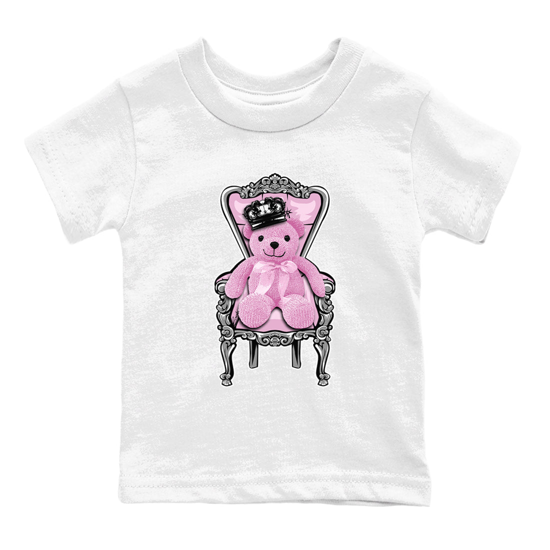 4s Retro Orchid shirts to match jordans Royal Bear sneaker match tees Air Jordan 4 WMNS Orchid match shoes to clothes Drip Gear Zone Youth Baby White 2 tee