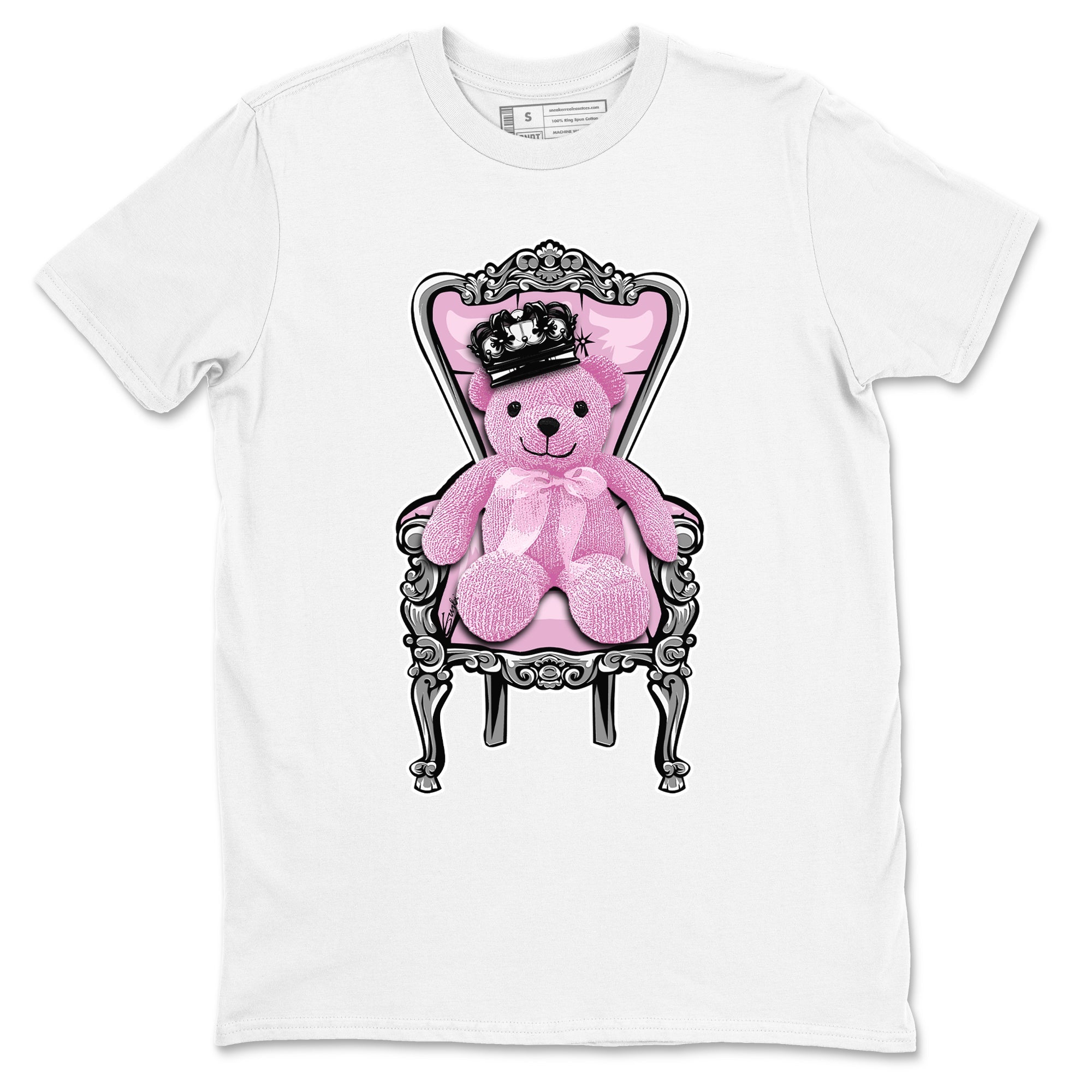 4s Retro Orchid shirts to match jordans Royal Bear sneaker match tees Air Jordan 4 WMNS Orchid match shoes to clothes Drip Gear Zone unisex cotton White 2 shirts