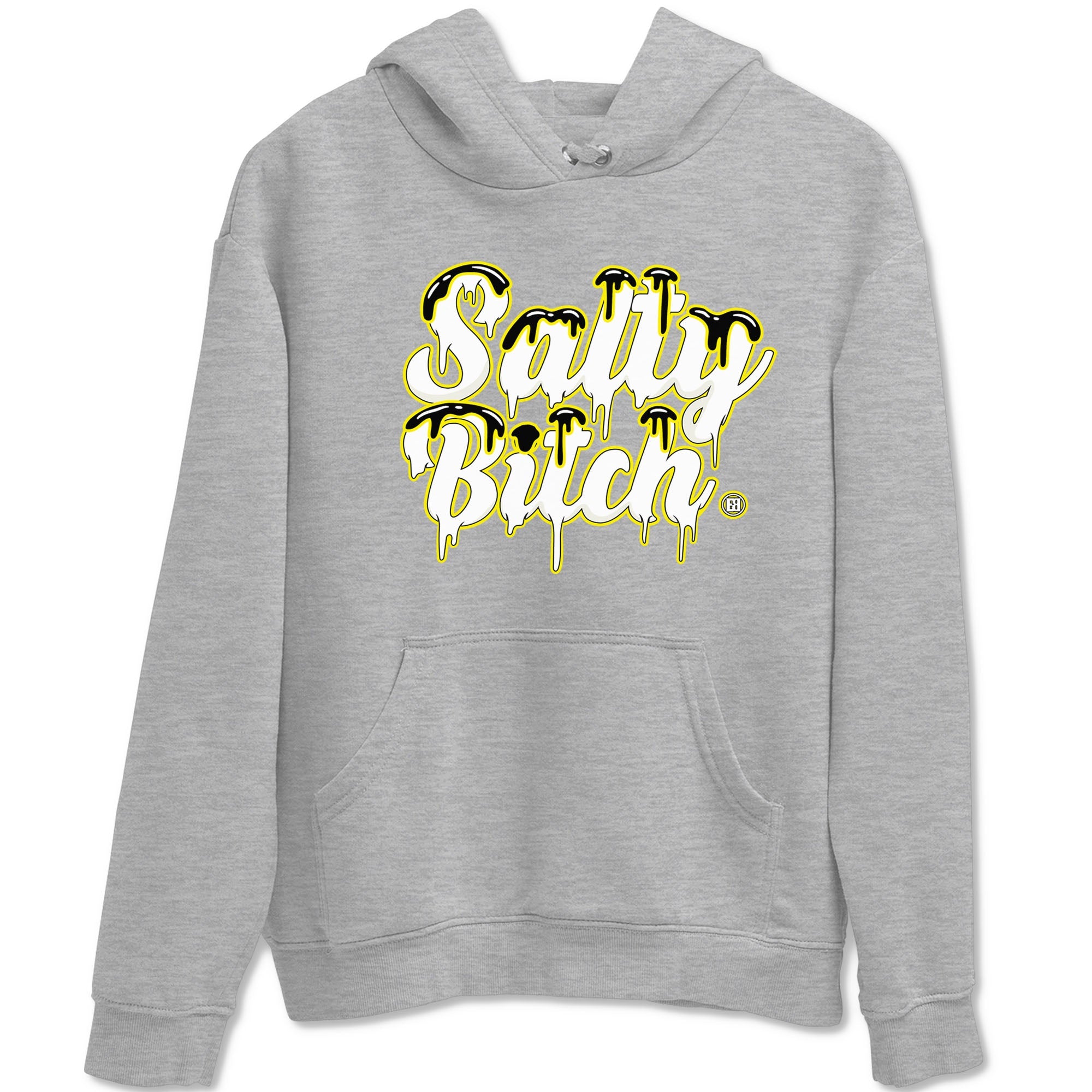 Air Jordan 4 Retro Vivid Sulfur shirt to match jordans Salty Bitch sneaker tees 4s Vivid Sulfur Drip Gear Zone unisex cotton Heather Grey 2 crew neck shirt