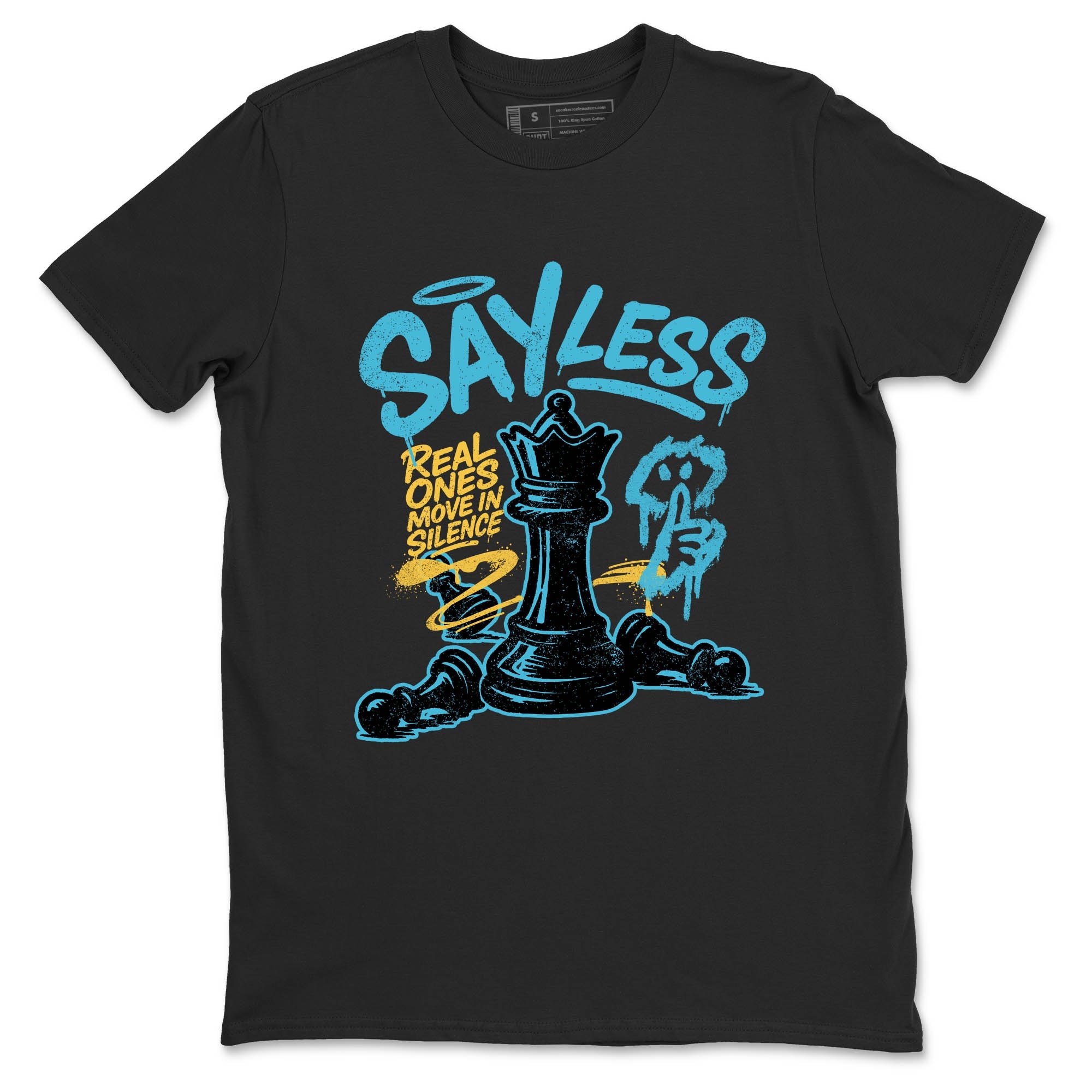 Sneaker Threads  Sneaker Tees To Match Air Jordan 11 Retro Gamma  Say Less Graphic Tee Black 2. Perfect for Jordan releases 2025 colorways.