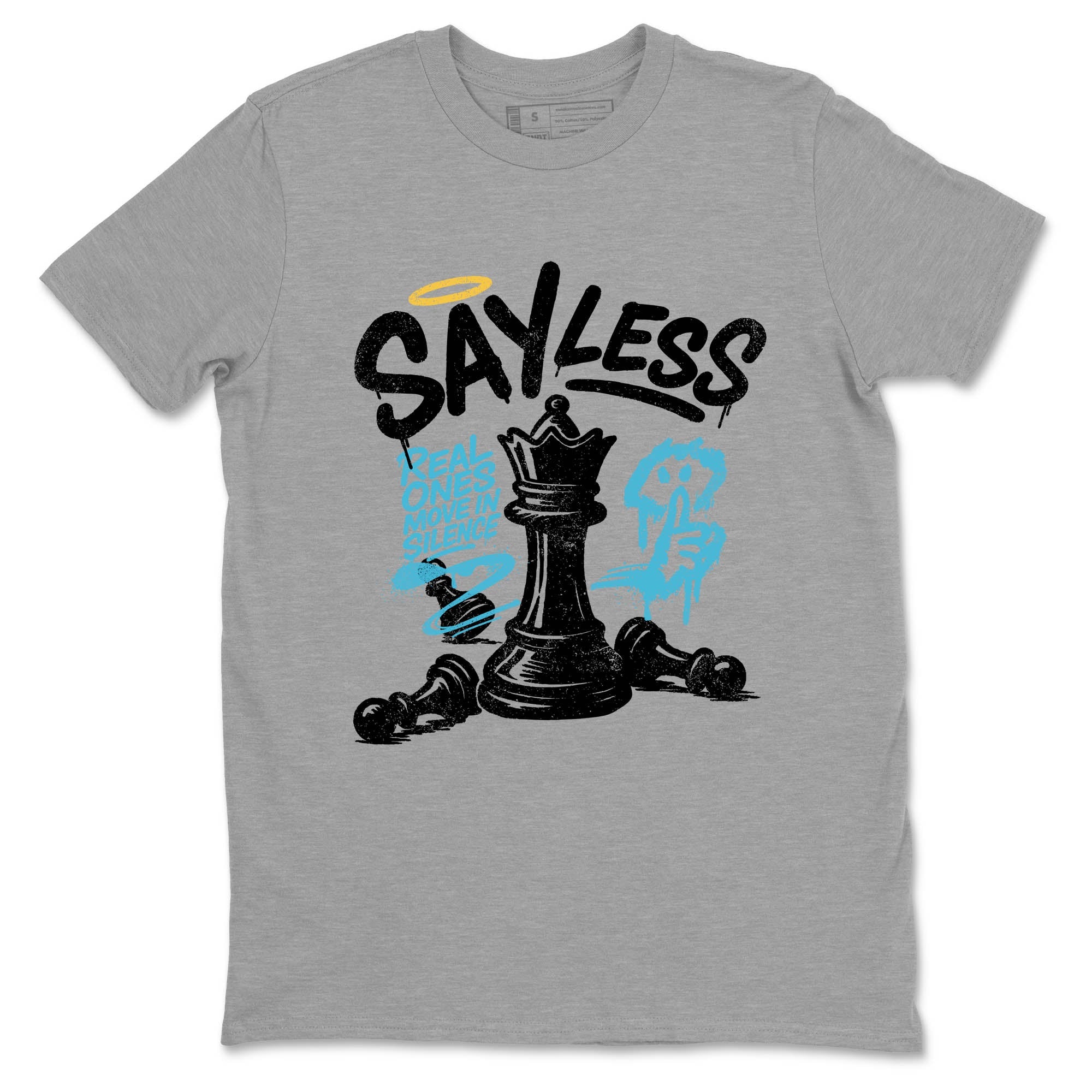 Sneaker Threads  Sneaker Tees To Match Air Jordan 11 Retro Gamma  Say Less Graphic Tee Heather Grey 2. Perfect for Jordan releases 2025 colorways.