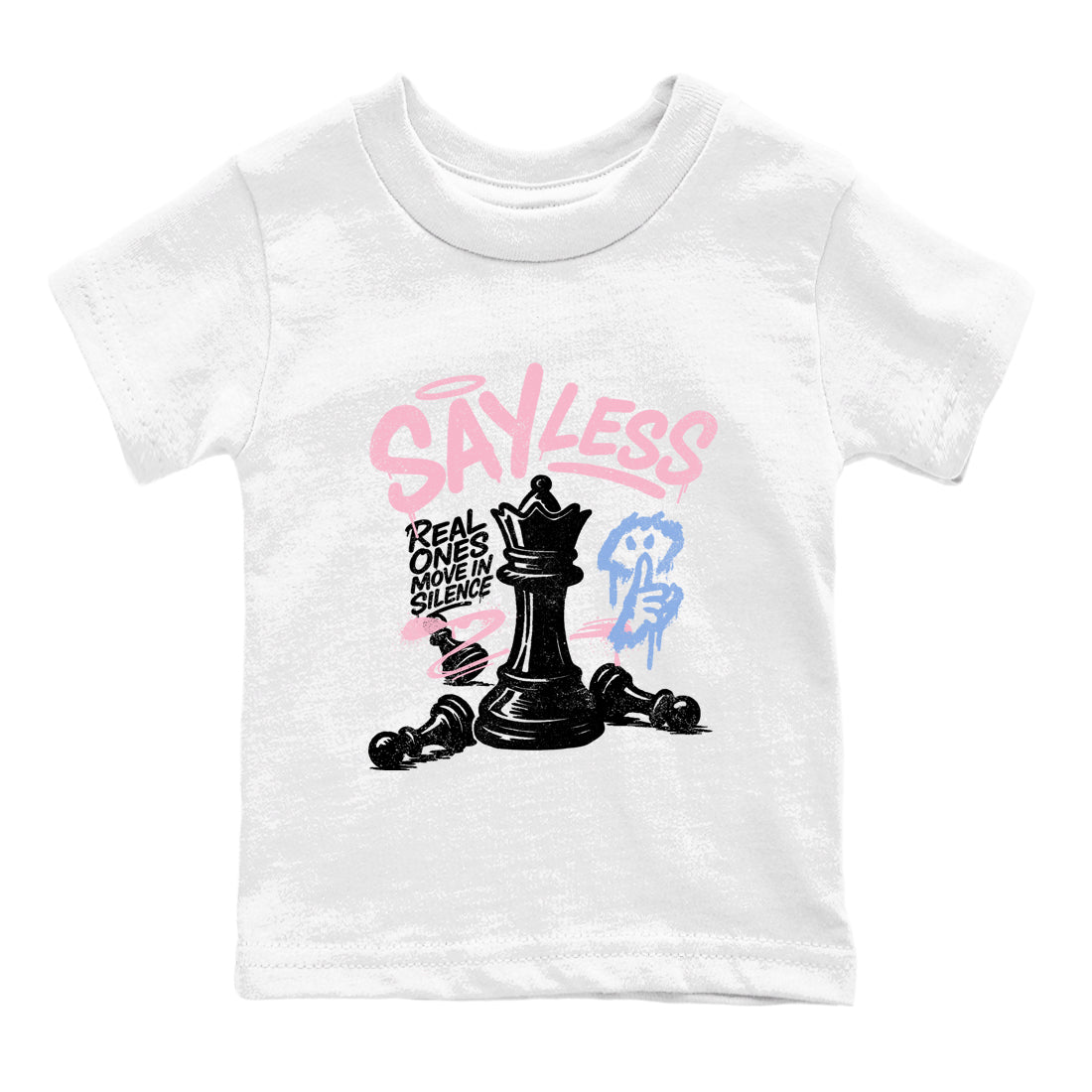 Sneaker match tees  Sneaker Tees To Match Air Jordan 5 Medium Soft Pink Shoes  Say Less Kids T-Shirt White 2