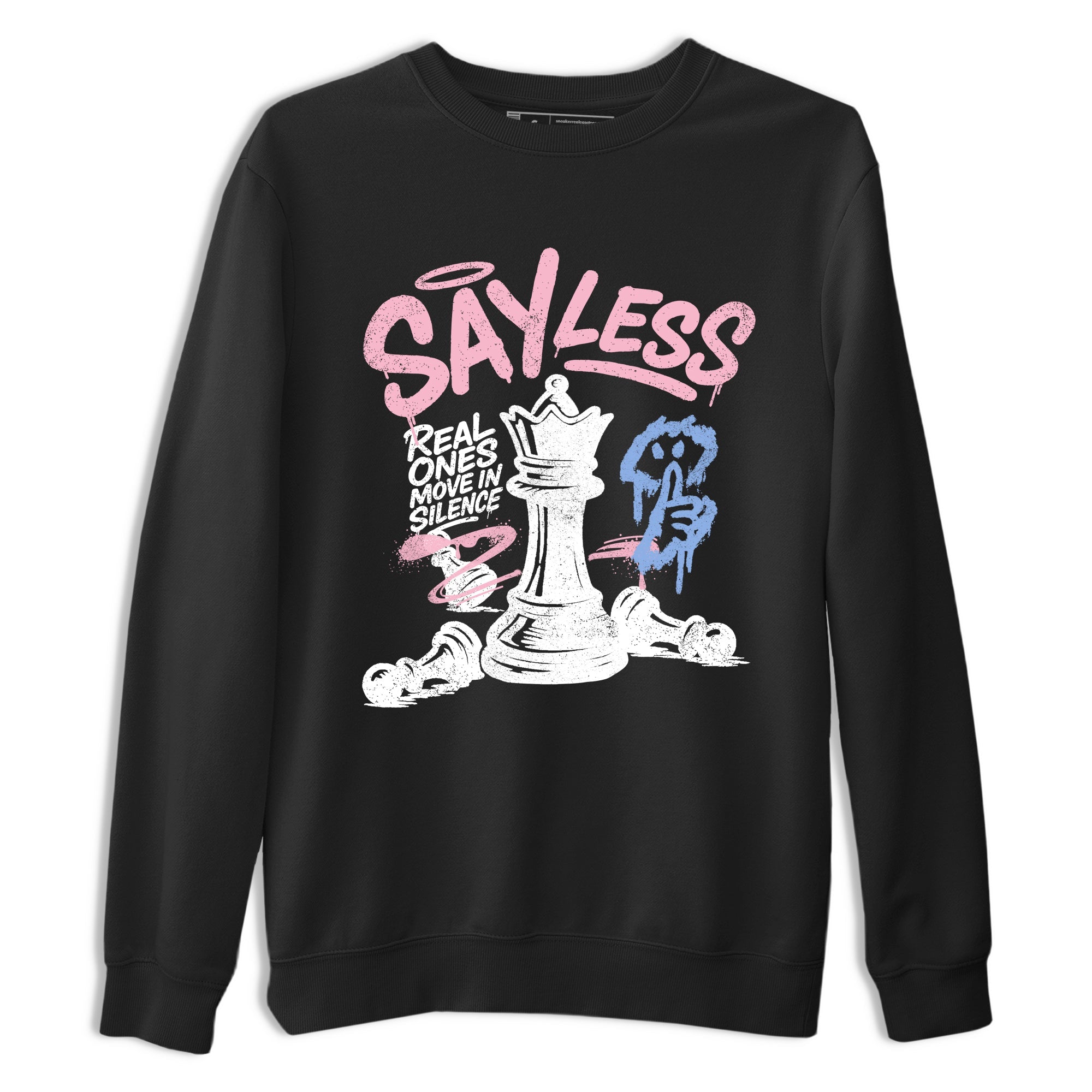 Sneaker match tees  Sneaker Tees To Match Air Jordan 5 Medium Soft Pink Shoes  Say Less Tee Black 2