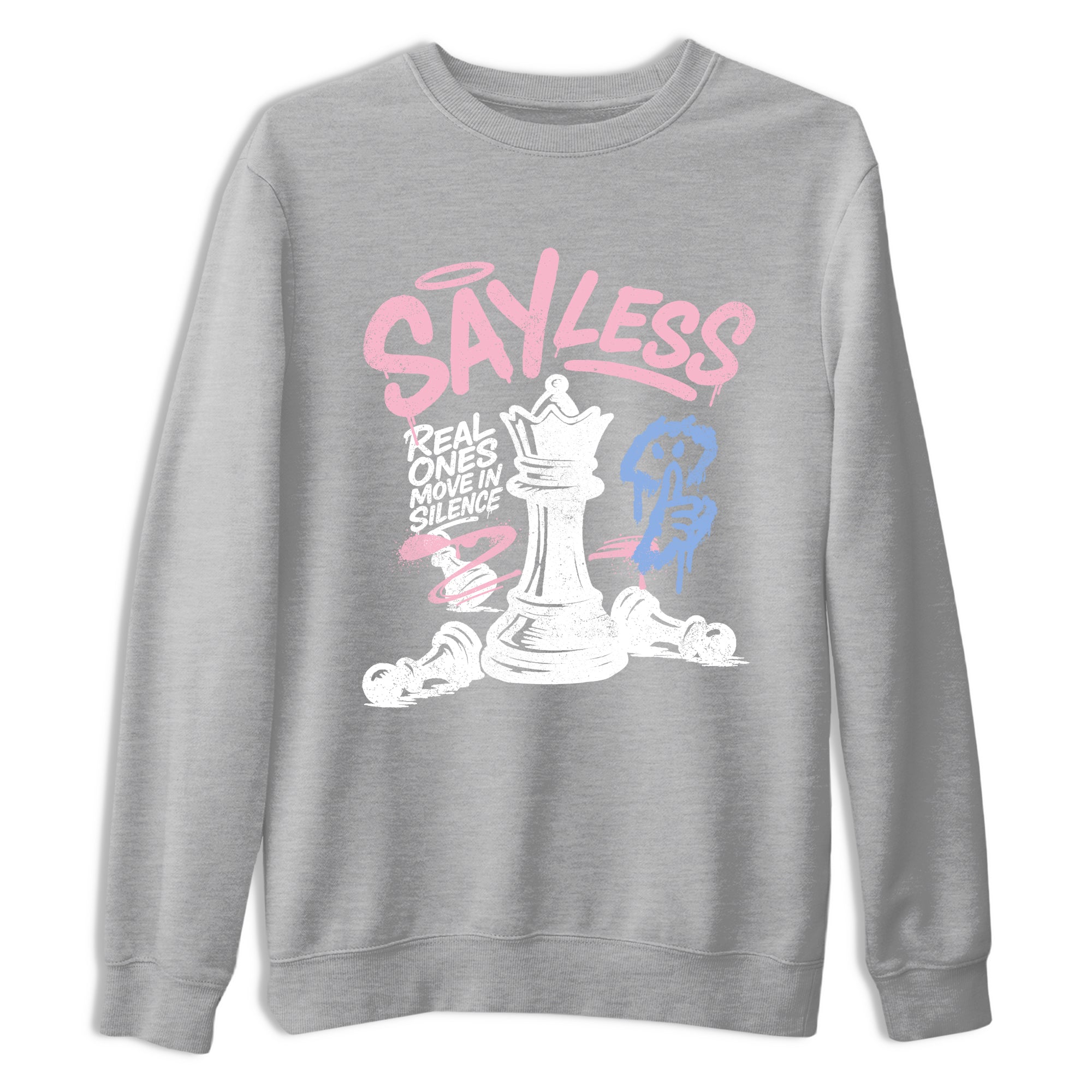 Sneaker match tees  Sneaker Tees To Match Air Jordan 5 Medium Soft Pink Shoes  Say Less Tee Heather Grey 2