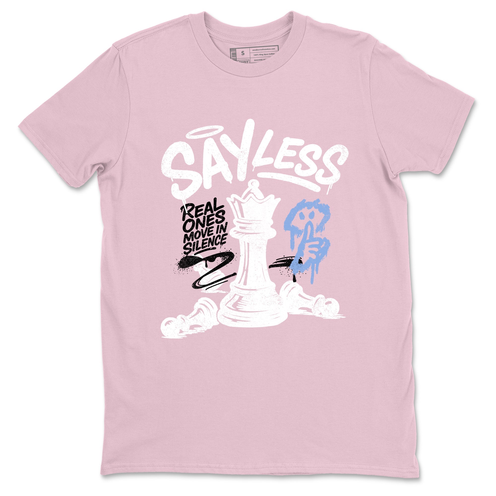 Sneaker match tees  Sneaker Tees To Match Air Jordan 5 Medium Soft Pink Shoes  Say Less Tee Pink 2