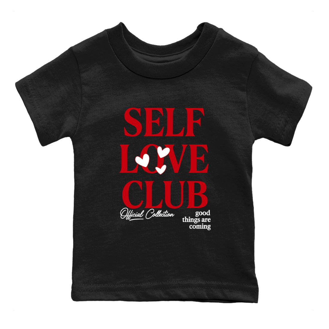 5s Fire Red Sneaker match tees  Sneaker Tees To Match Jordan 5 Retro Fire Red Sneakers  Self Love Club Kids Graphic T-Shirt Black 2